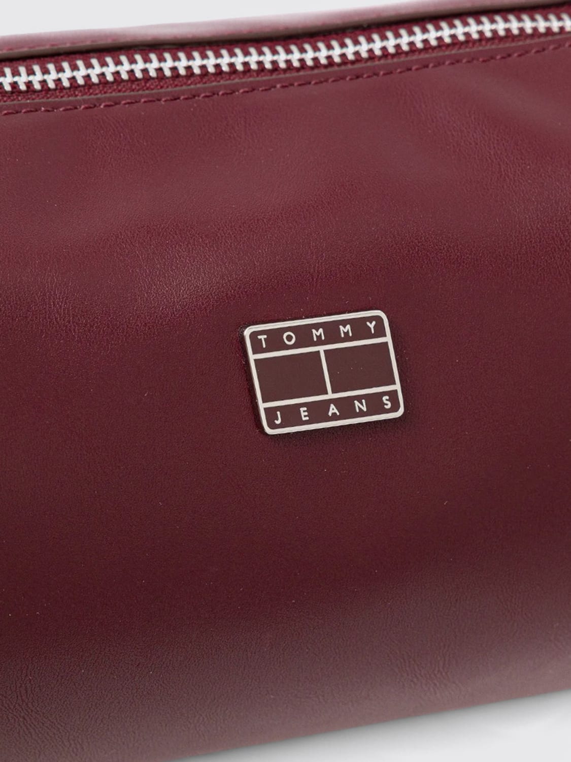 TOMMY JEANS BORSA A SPALLA: Borsa Tommy Jeans in pelle sintetica , Bordeaux - Img 3