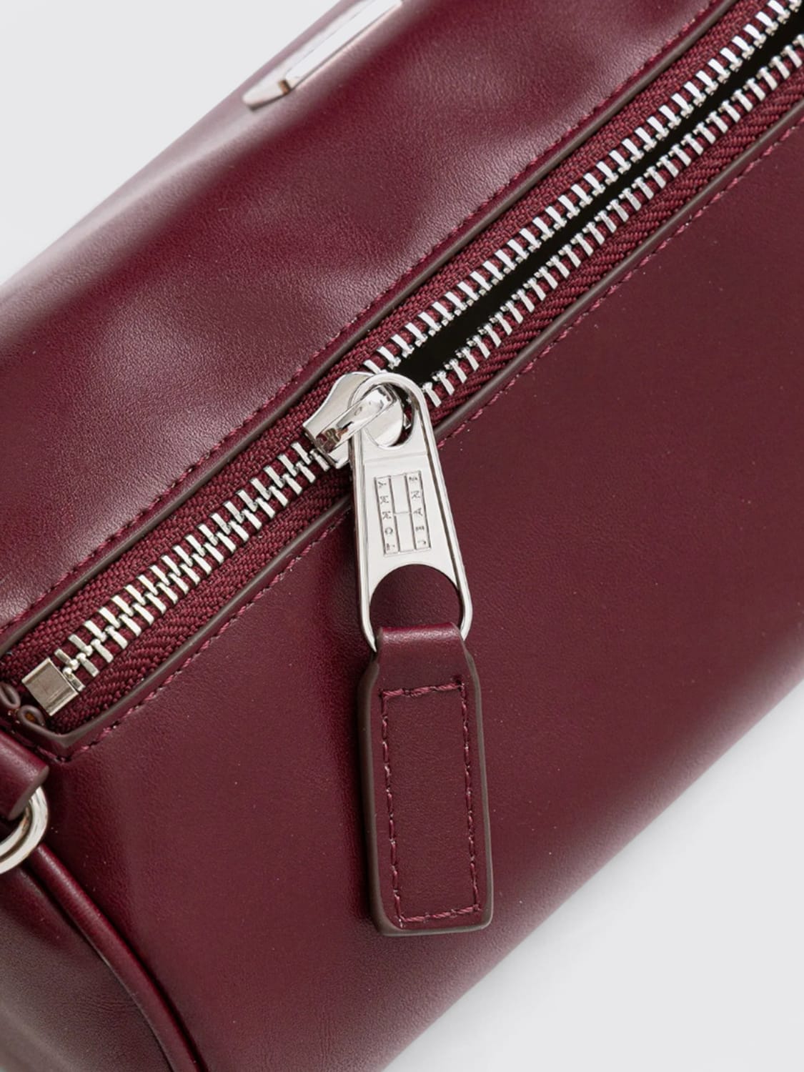 TOMMY JEANS BORSA A SPALLA: Borsa Tommy Jeans in pelle sintetica , Bordeaux - Img 4