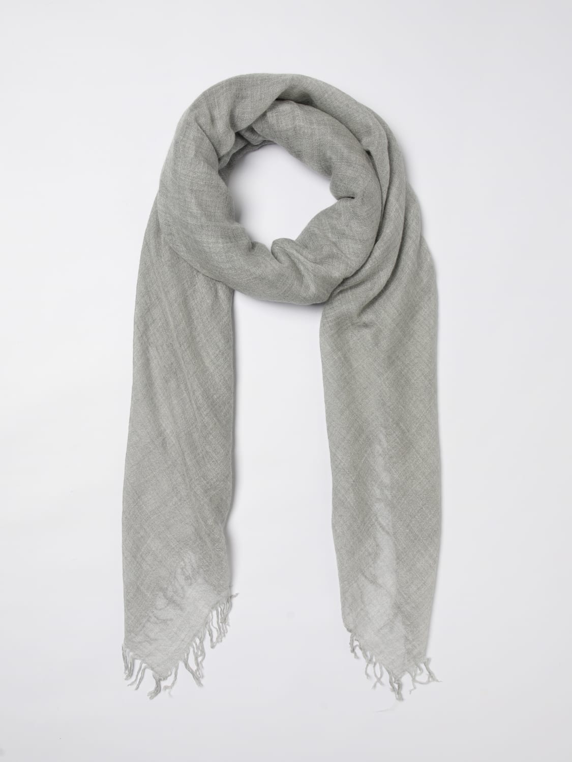 FALIERO SARTI SCARF: Scarf woman Faliero Sarti, Grey - Img 2