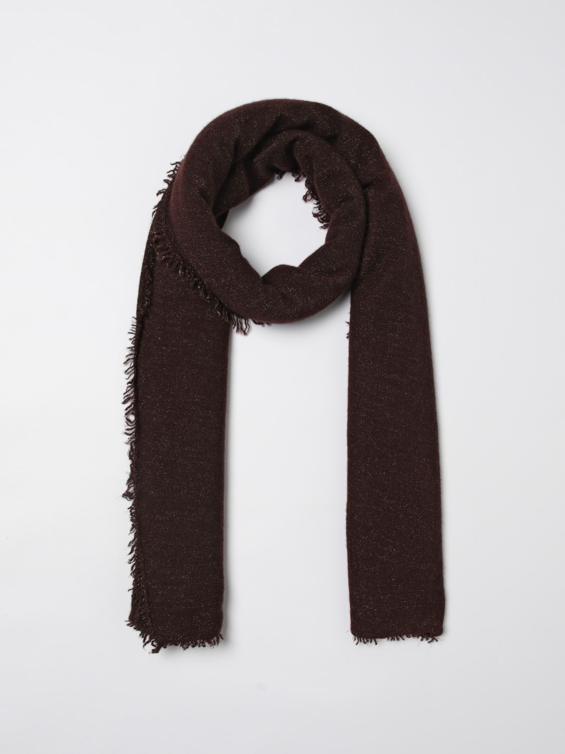 FALIERO SARTI SCARF: Scarf woman Faliero Sarti, Brown - Img 2