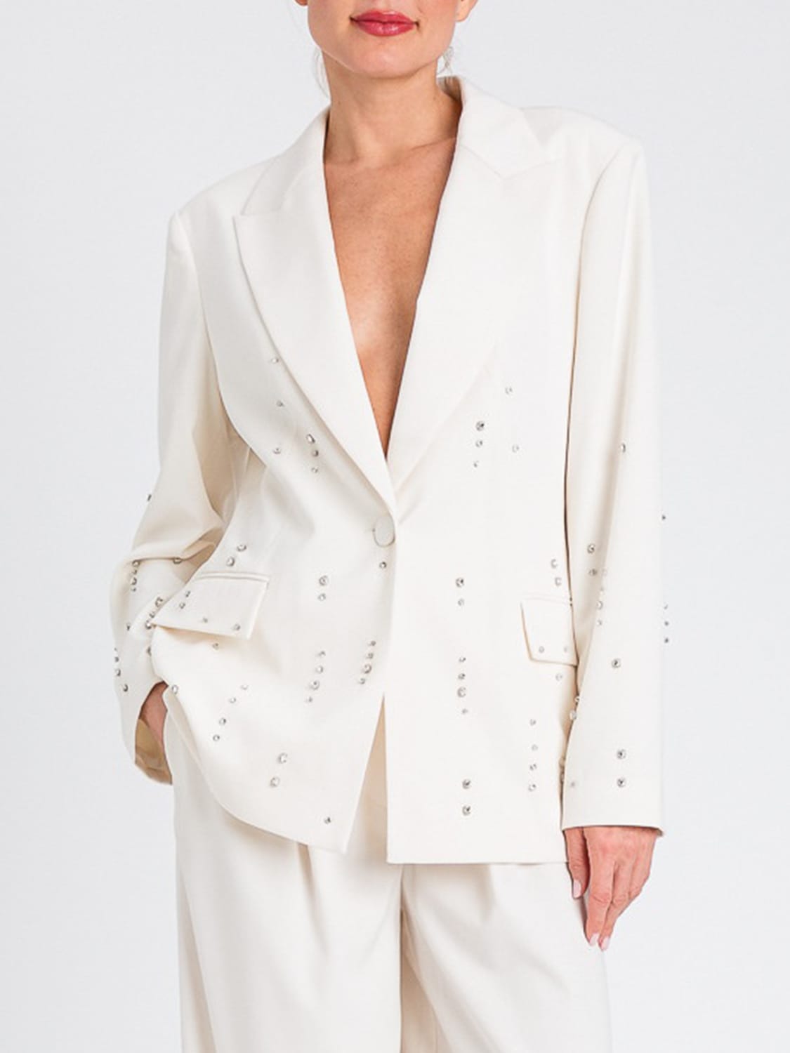 TWINSET ACTITUDE VESTE: Veste femme Twinset Actitude, Blanc - Img 1