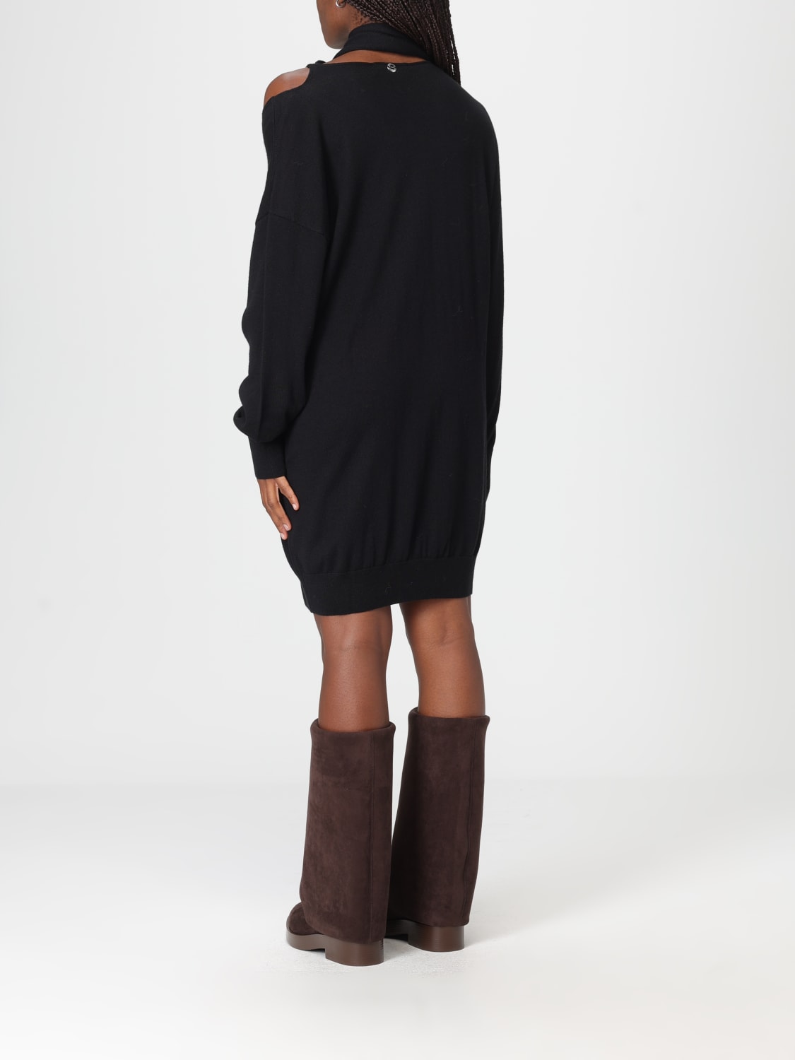 TWINSET ACTITUDE VESTIDO: Vestido mujer Twinset Actitude, Negro - Img 2