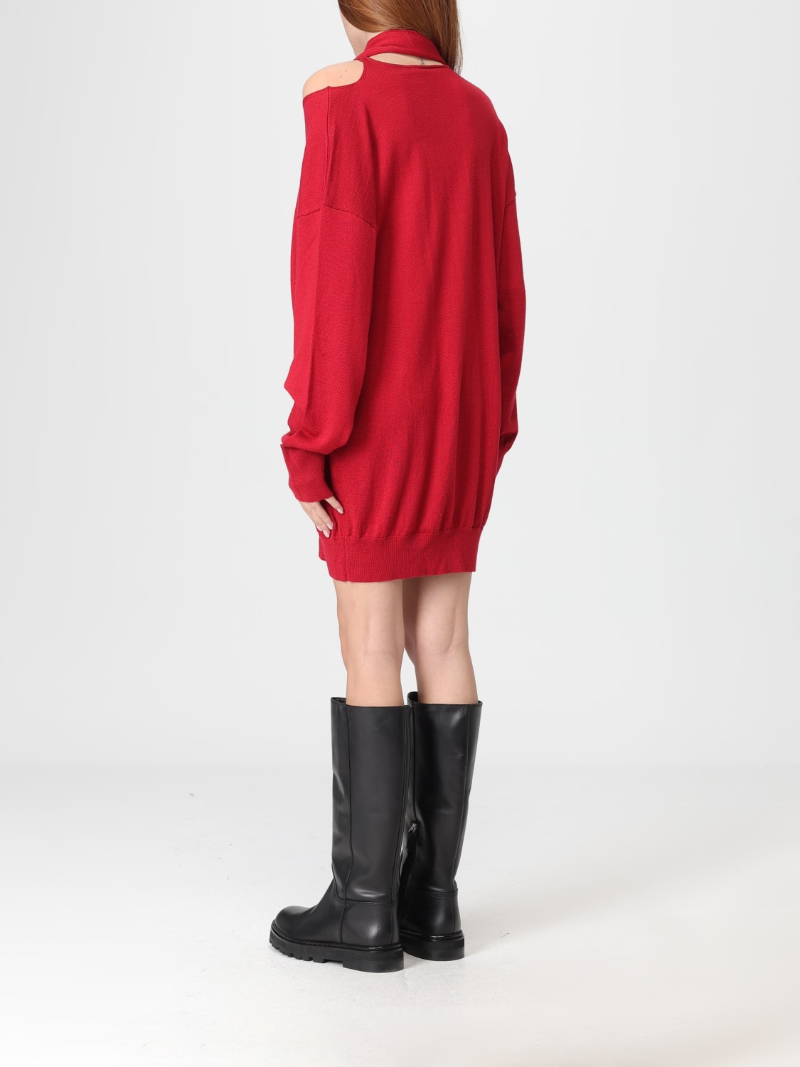 TWINSET ACTITUDE VESTIDO: Vestido mujer Twinset Actitude, Cereza - Img 2