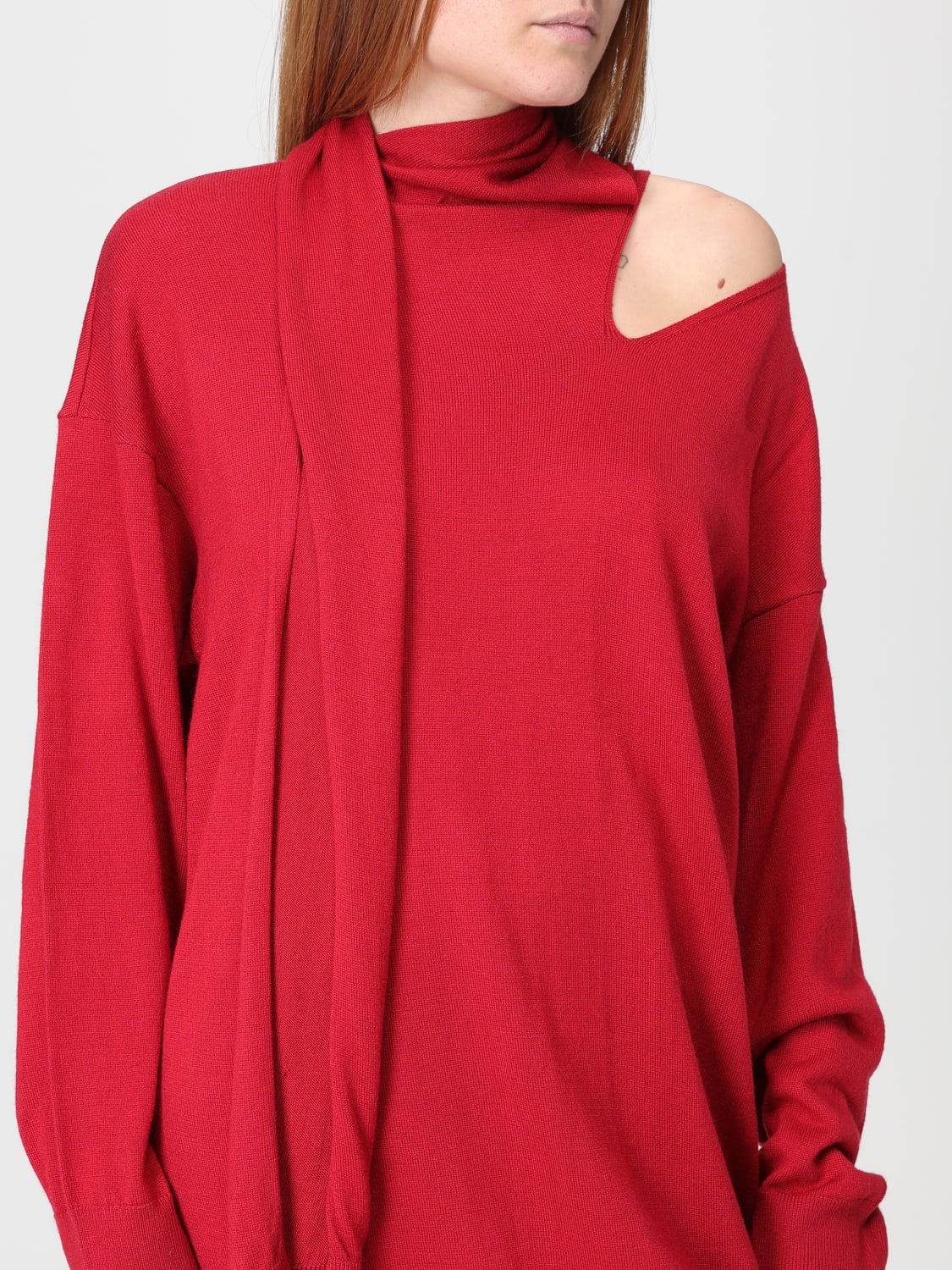 TWINSET ACTITUDE VESTIDO: Vestido mujer Twinset Actitude, Cereza - Img 3