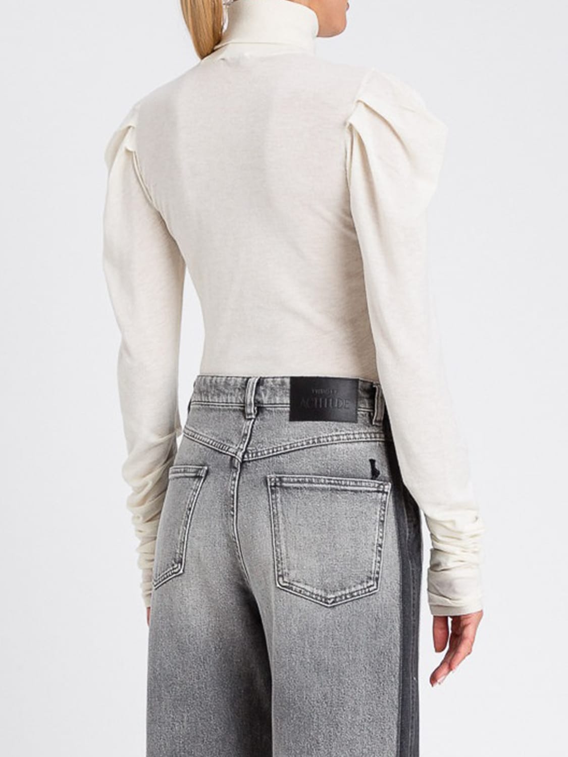 TWINSET ACTITUDE PULLOVER: Top damen Twinset Actitude, Weiß - Img 3