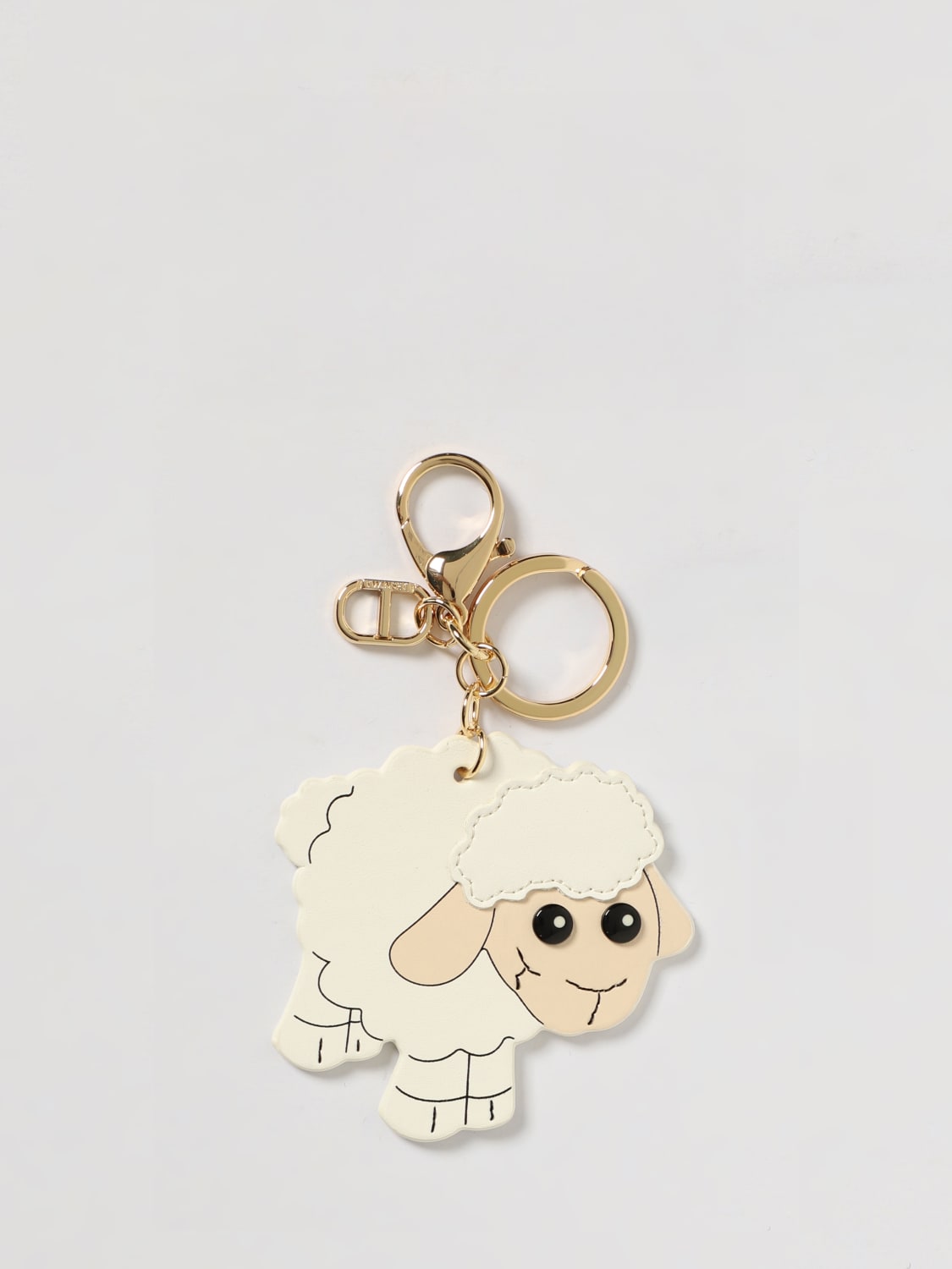 TWINSET KEY CHAIN: Key chain woman Twinset, White - Img 1