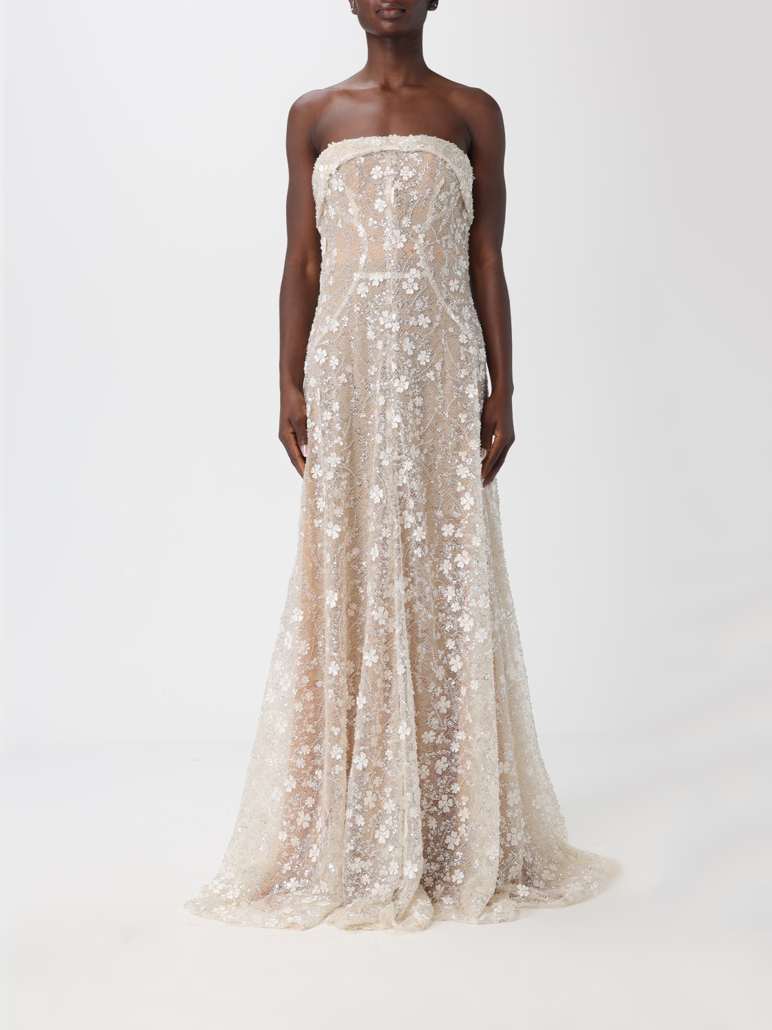 GENNY KLEID: Kleid damen Genny, Weiß - Img 1