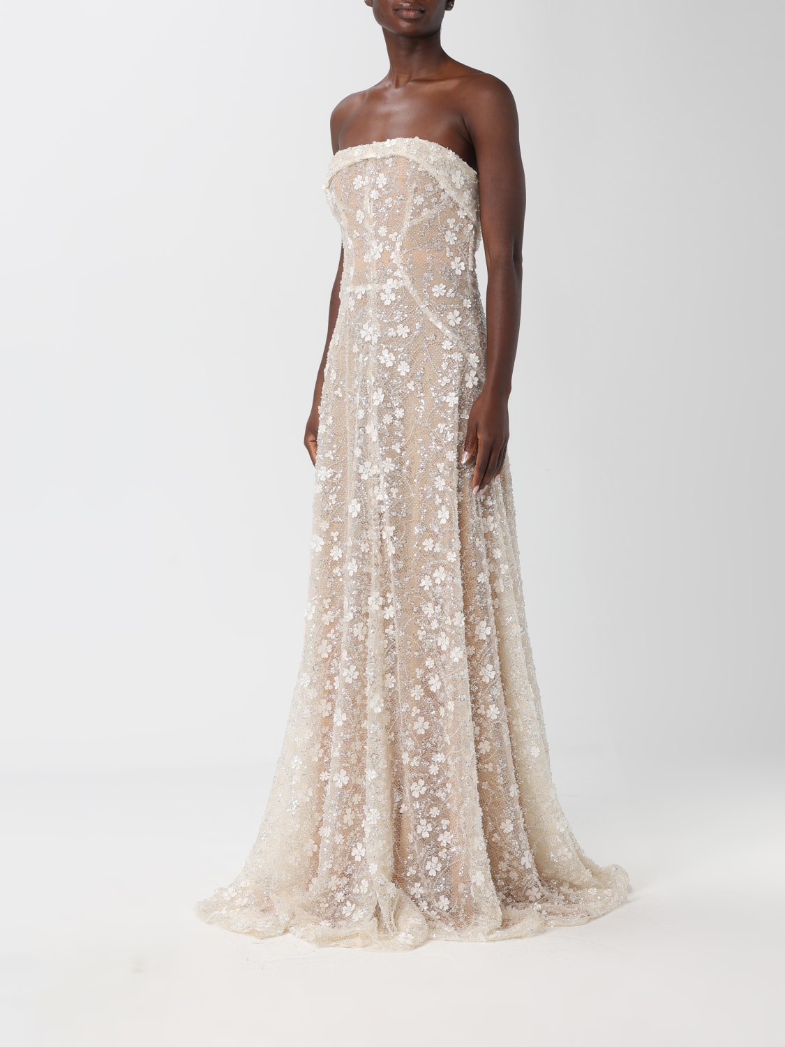 GENNY KLEID: Kleid damen Genny, Weiß - Img 3