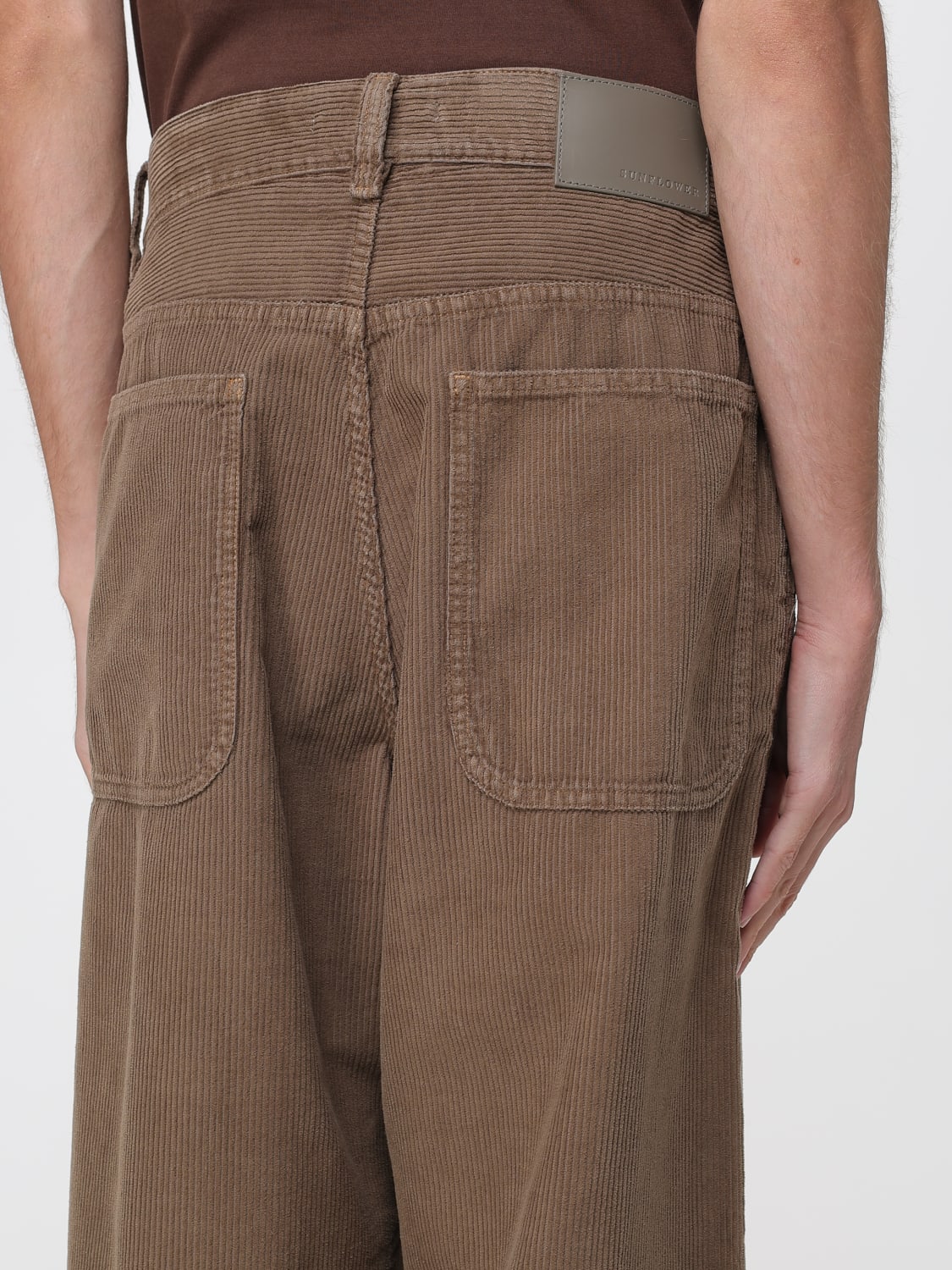 SUNFLOWER JEANS: Jeans men Sunflower, Brown - Img 3