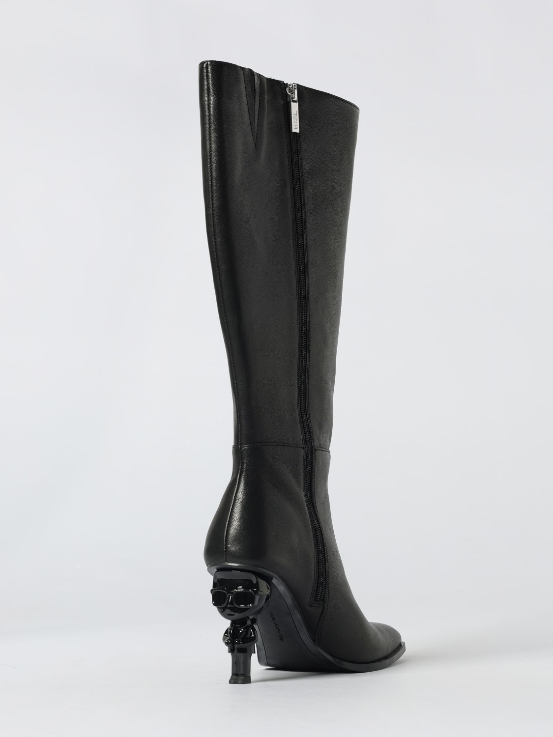 KARL LAGERFELD BOOTS: Flat ankle boot woman Karl Lagerfeld, Black - Img 3