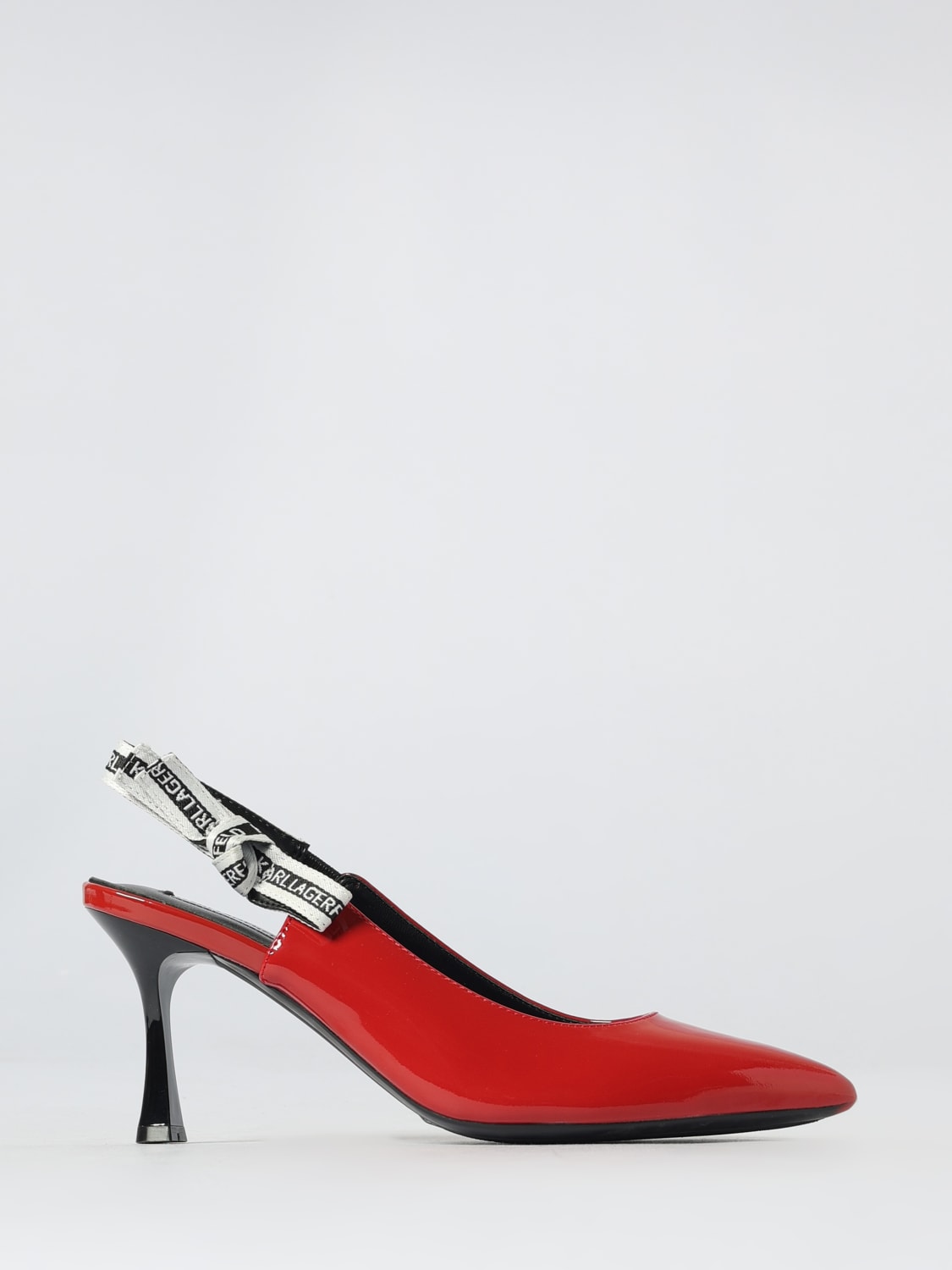 KARL LAGERFELD ESCARPIN: Chaussures à talons femme Karl Lagerfeld, Rouge - Img 1