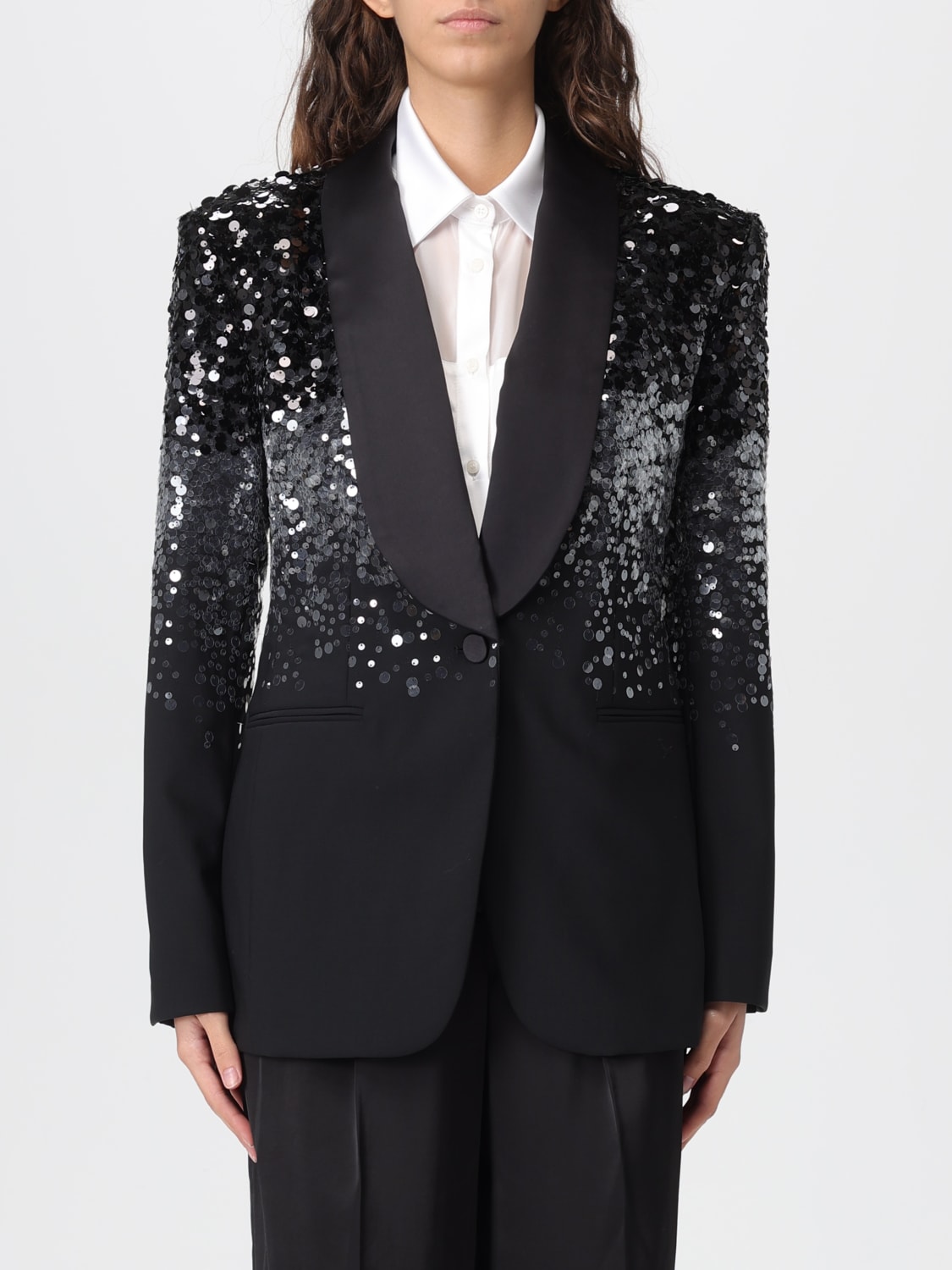 KARL LAGERFELD JACKET: Blazer woman Karl Lagerfeld, Black - Img 1