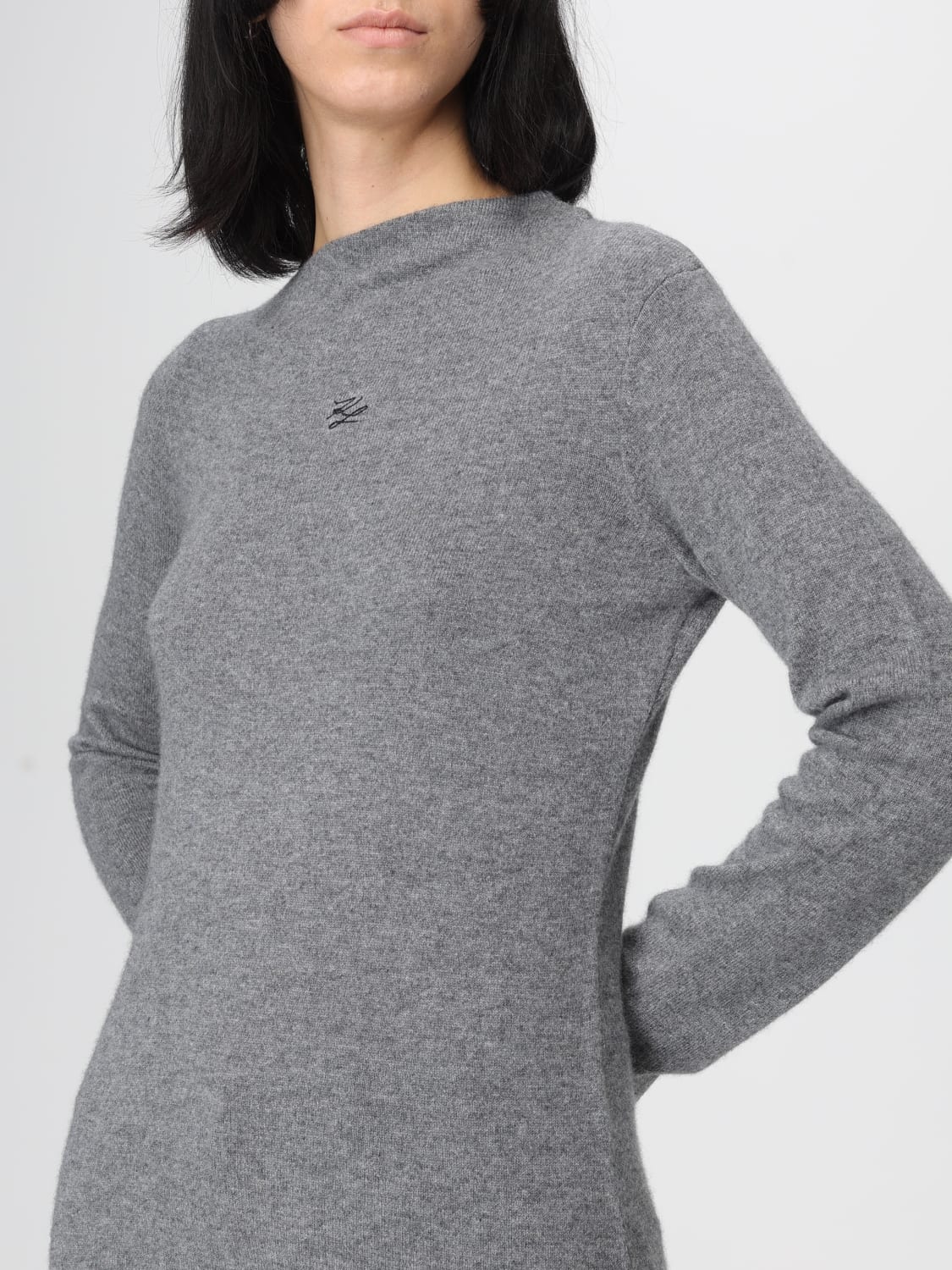 KARL LAGERFELD SWEATER: Sweater woman Karl Lagerfeld, Grey - Img 3