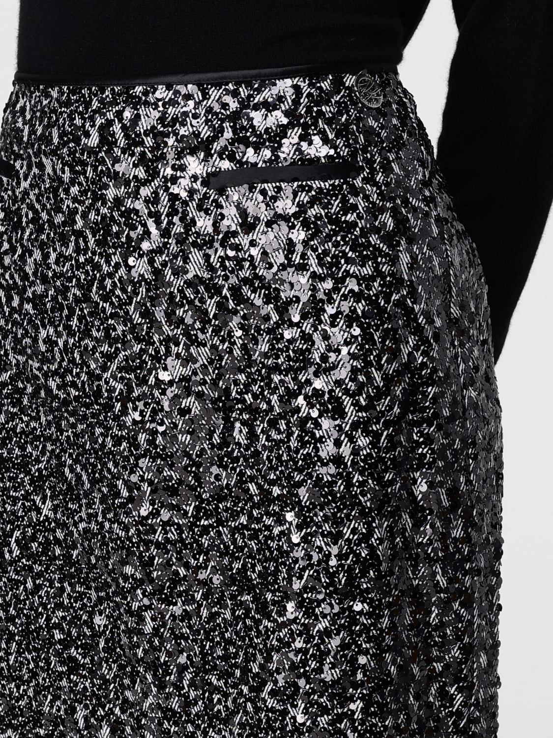 KARL LAGERFELD FALDA: Falda mujer Karl Lagerfeld, Negro - Img 3