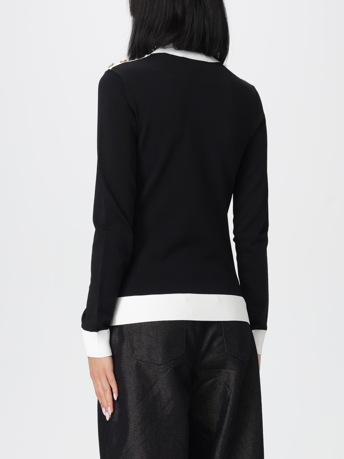 KARL LAGERFELD PULL: Pull femme Karl Lagerfeld, Noir - Img 2