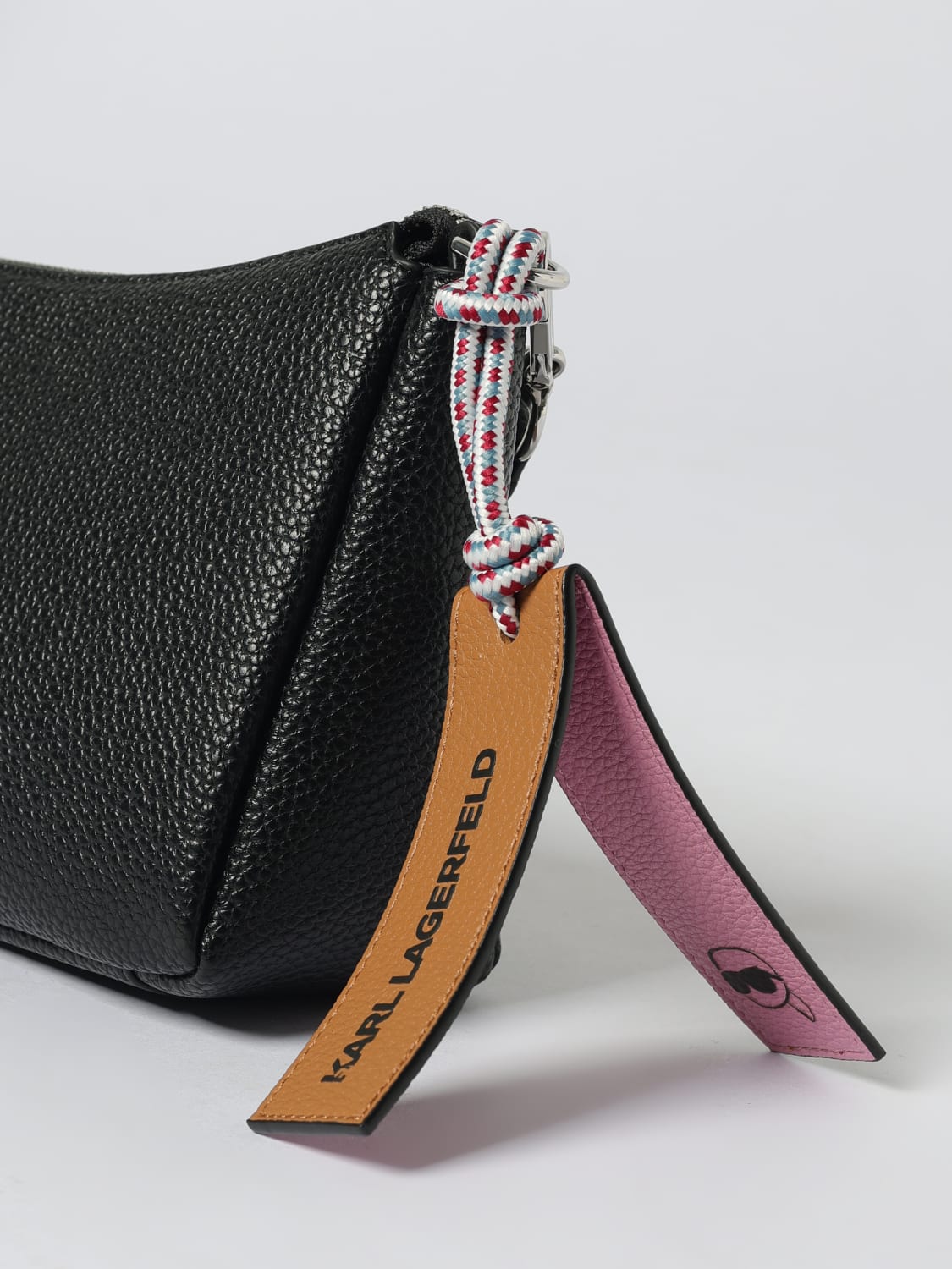 KARL LAGERFELD UMHÄNGETASCHE: Schultertasche damen Karl Lagerfeld, Schwarz - Img 3