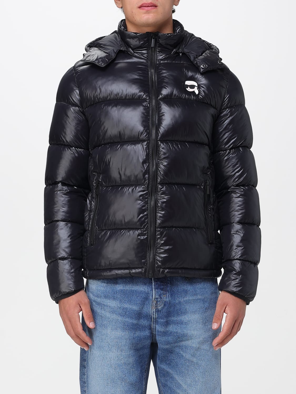 KARL LAGERFELD JACKET: Jacket men Karl Lagerfeld, Black - Img 1