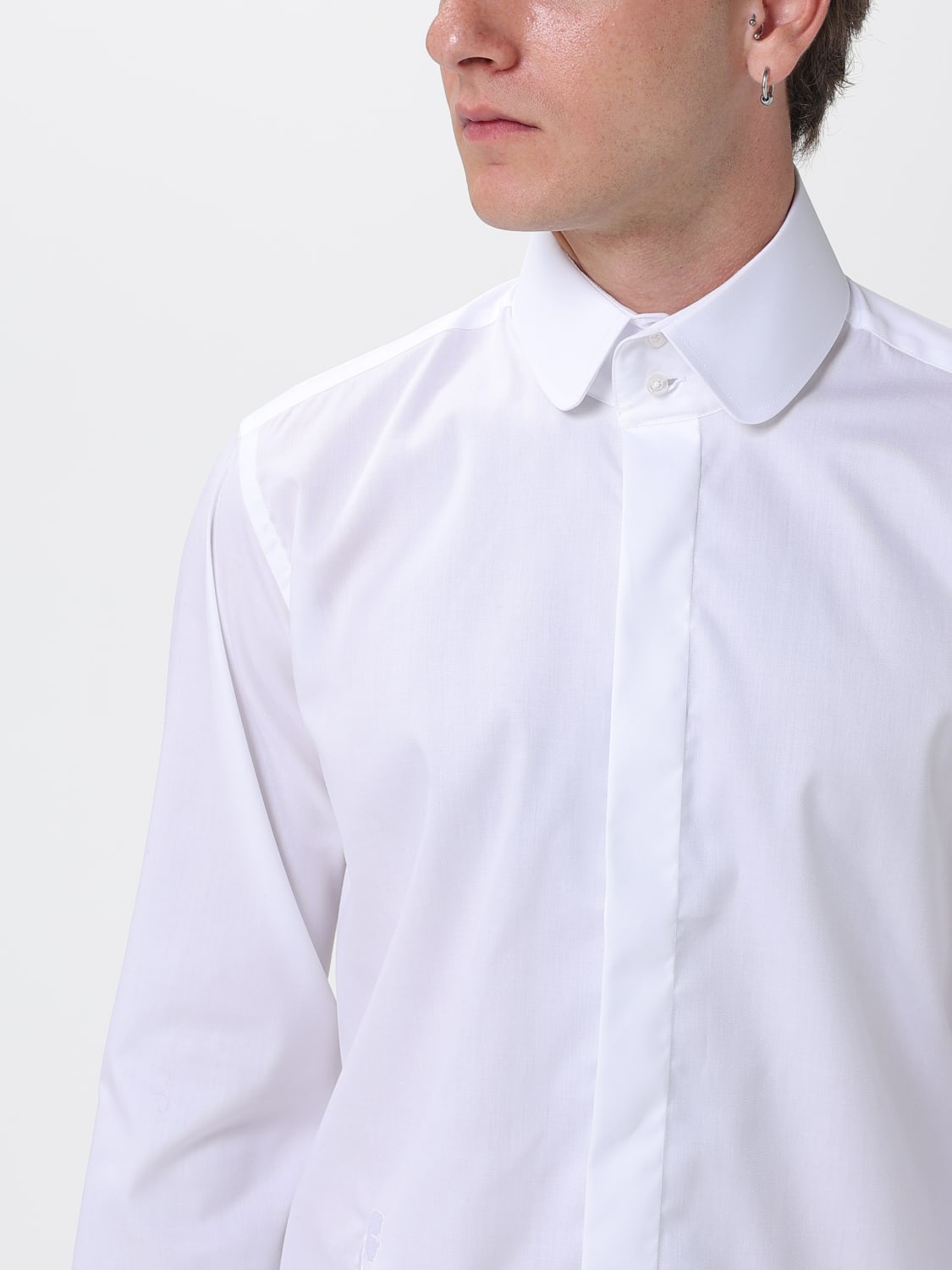 KARL LAGERFELD SHIRT: Shirt men Karl Lagerfeld, White - Img 4