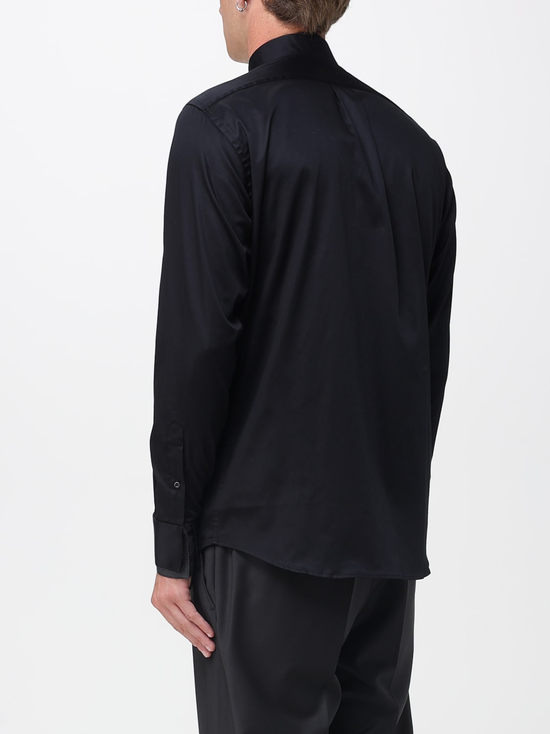 KARL LAGERFELD SHIRT: Shirt men Karl Lagerfeld, Black - Img 2