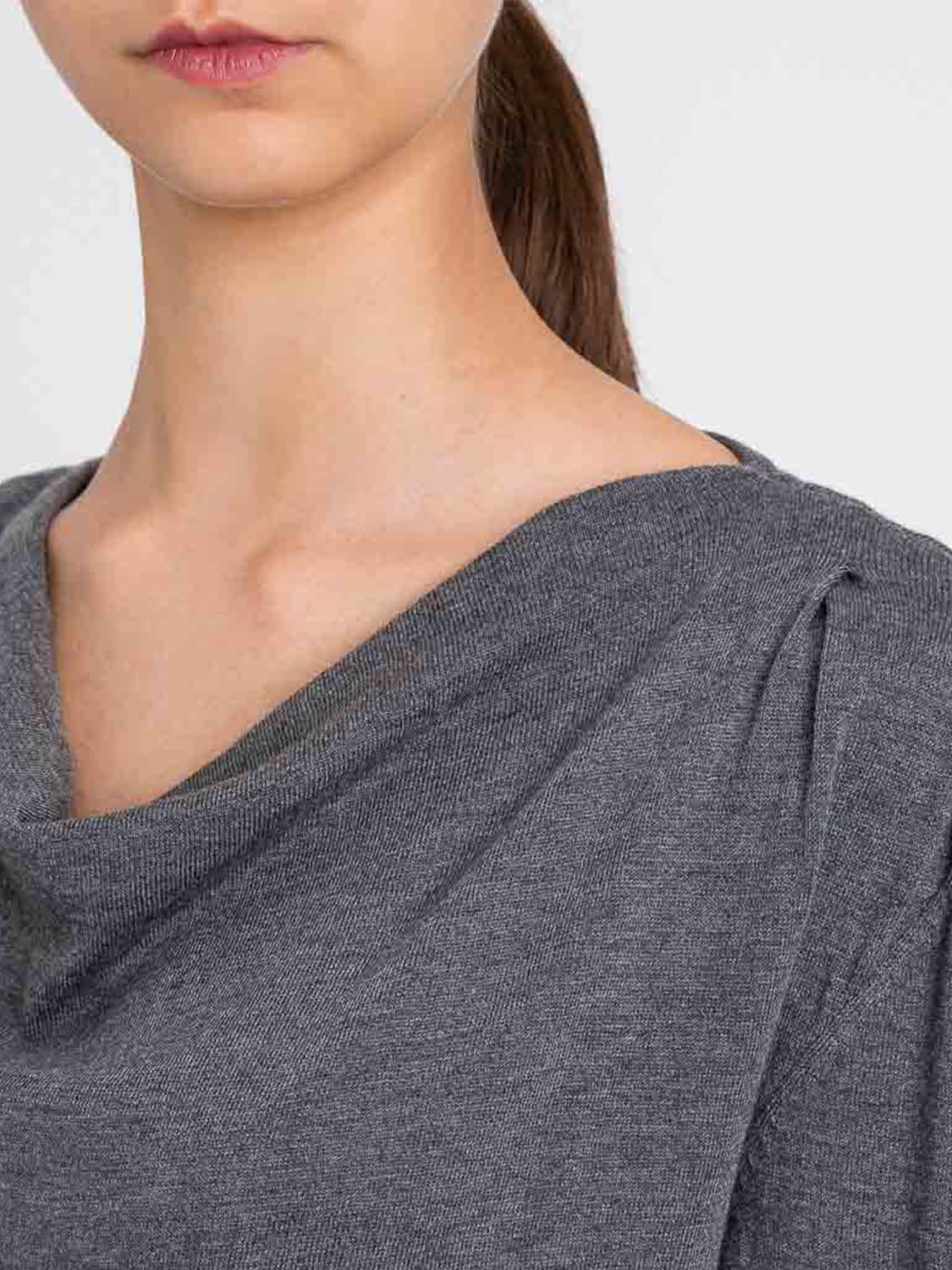 TWINSET ACTITUDE PULL: Top femme Twinset Actitude, Gris - Img 3