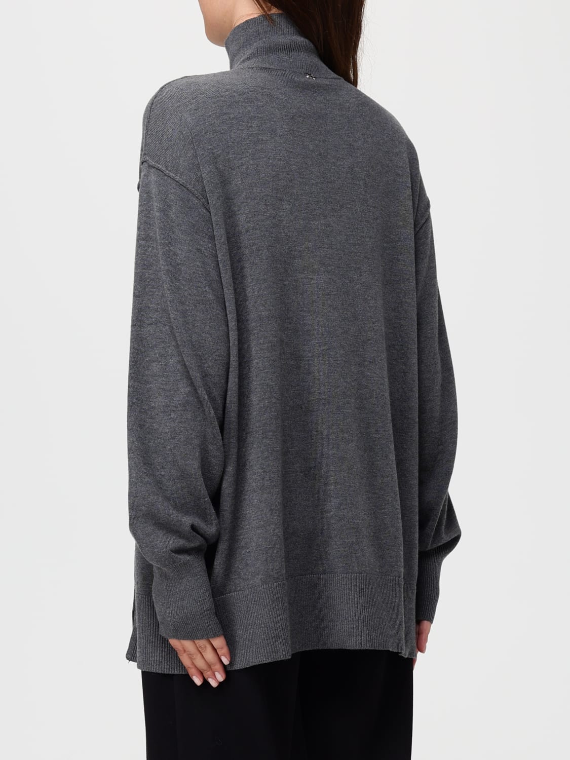 TWINSET ACTITUDE SWEATER: Top woman Twinset Actitude, Grey - Img 2