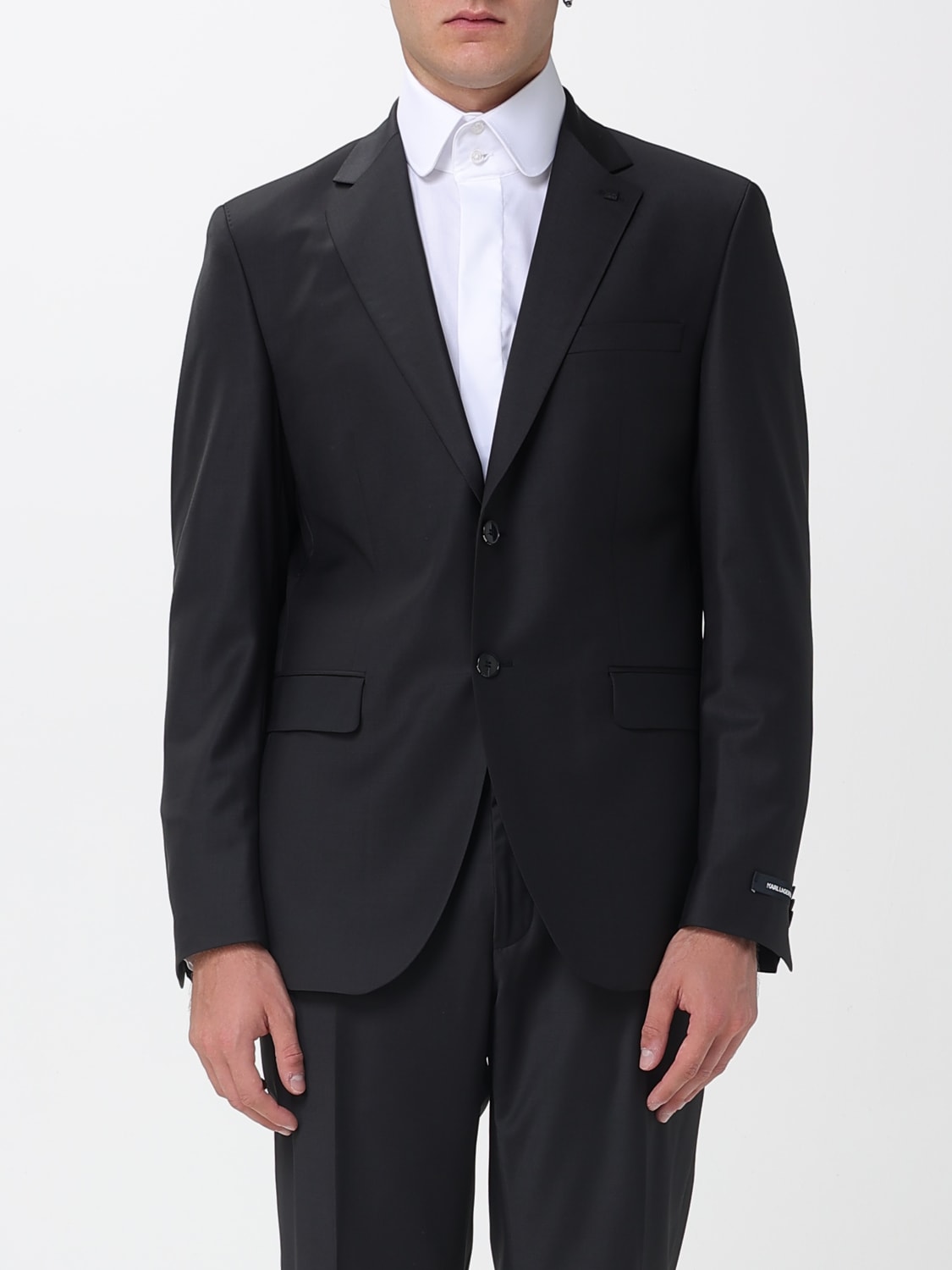 KARL LAGERFELD JACKET: Blazer men Karl Lagerfeld, Black - Img 1