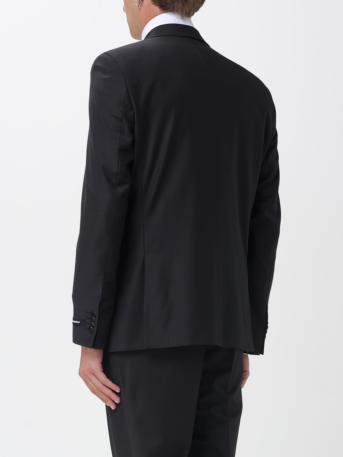 KARL LAGERFELD JACKET: Blazer men Karl Lagerfeld, Black - Img 3