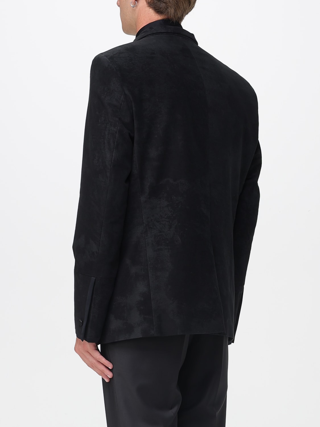 KARL LAGERFELD ジャケット: ブレザー メンズ Karl Lagerfeld, ブラック - Img 2