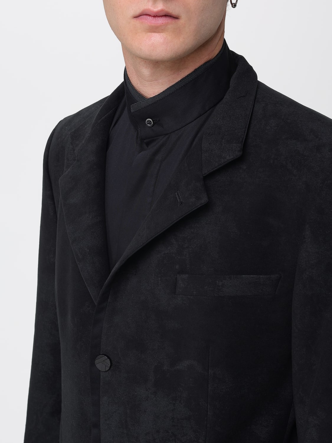 KARL LAGERFELD ジャケット: ブレザー メンズ Karl Lagerfeld, ブラック - Img 4