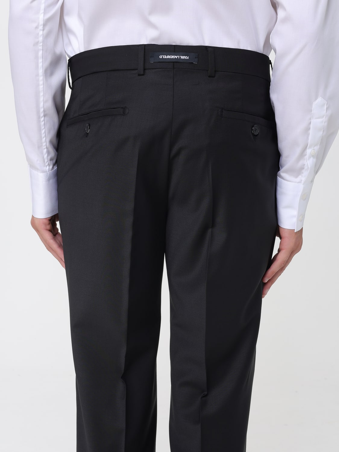 KARL LAGERFELD HOSE: Blazer herren Karl Lagerfeld, Schwarz - Img 4