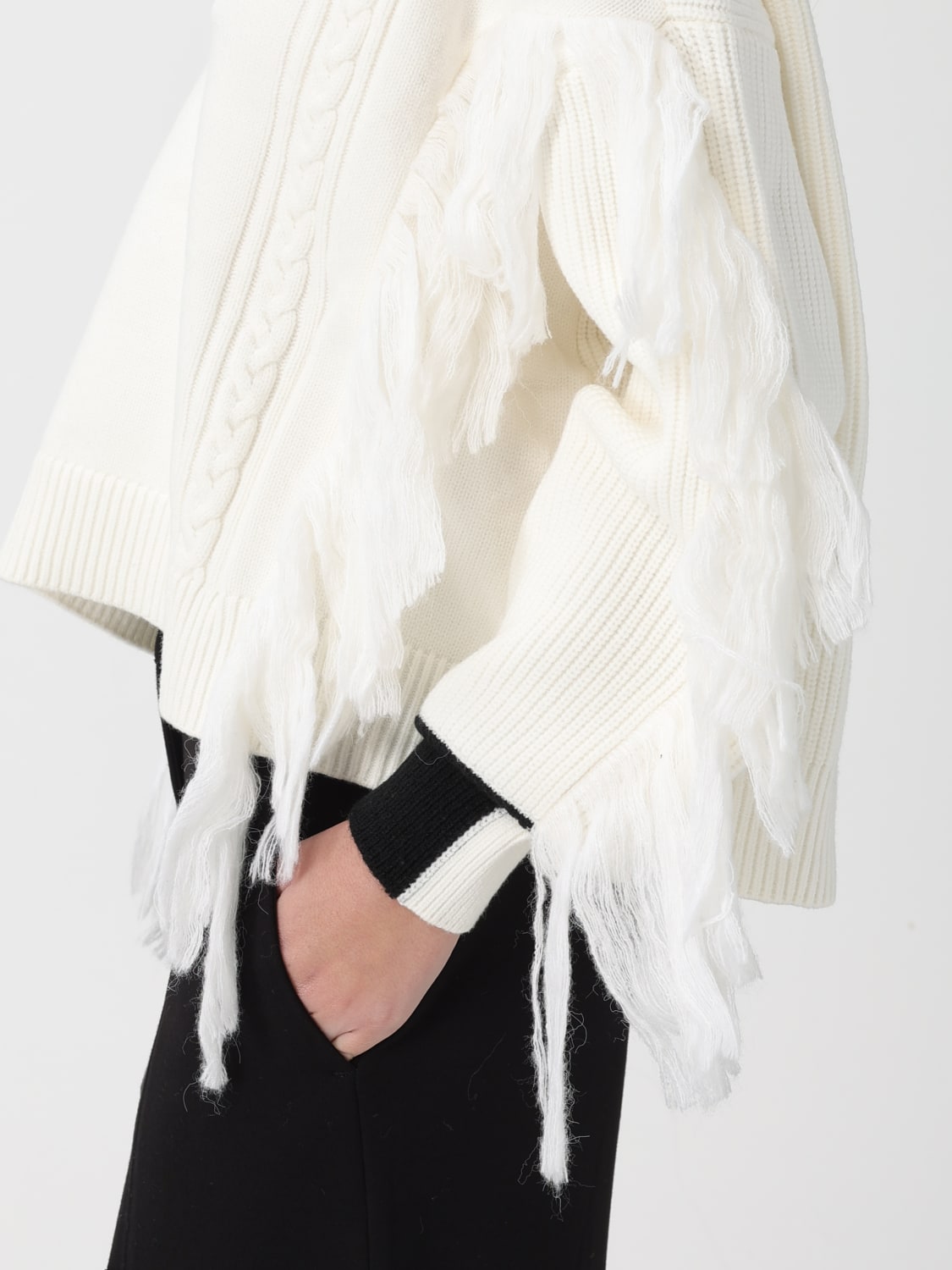 TWINSET ACTITUDE PULLOVER: Top damen Twinset Actitude, Weiß - Img 3