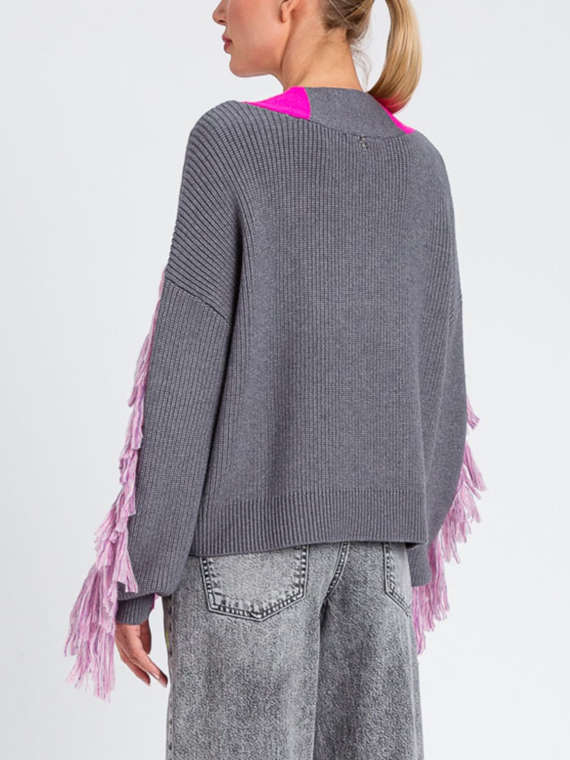 TWINSET ACTITUDE SWEATER: Top woman Twinset Actitude, Grey - Img 3