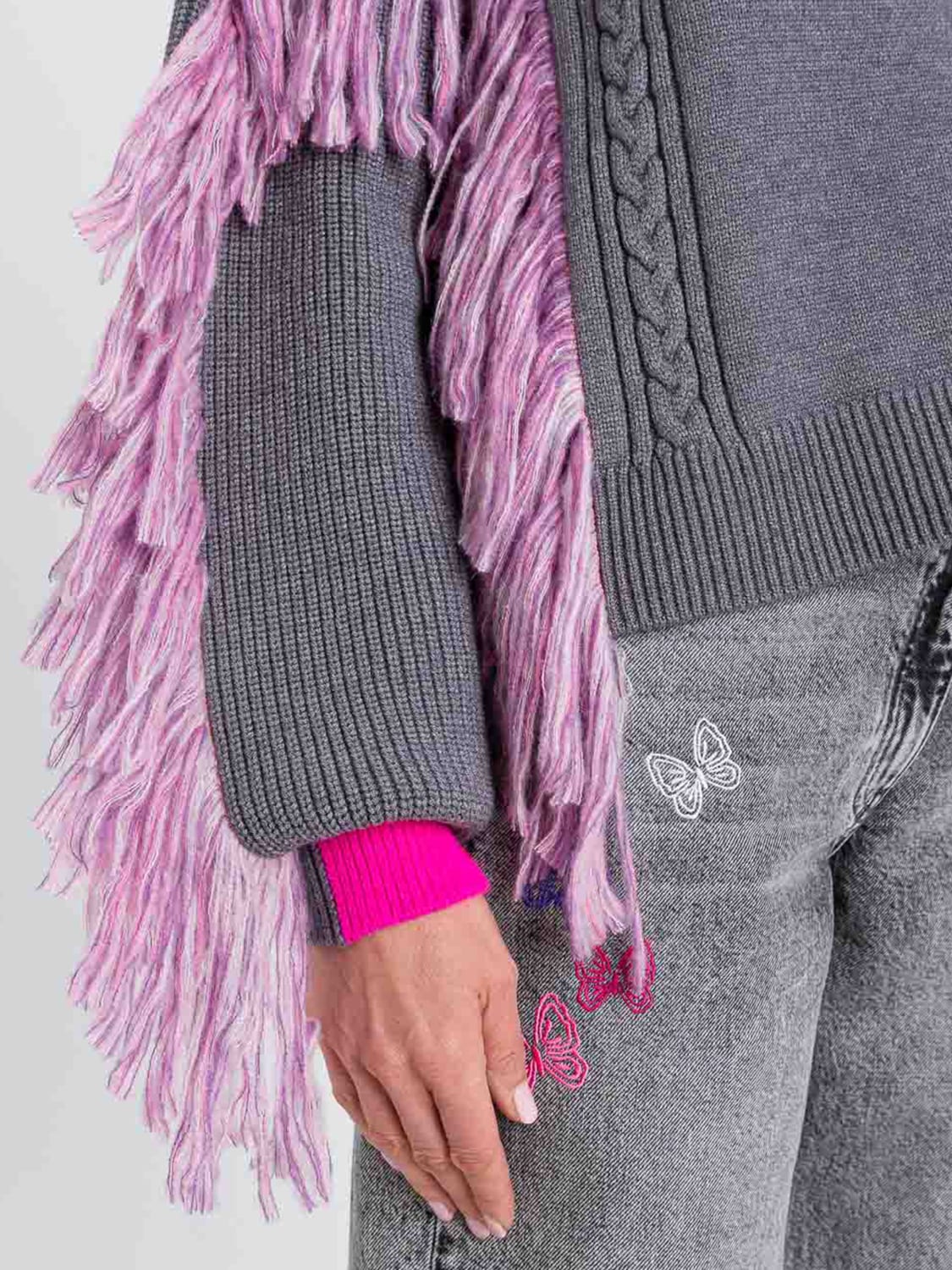 TWINSET ACTITUDE SWEATER: Top woman Twinset Actitude, Grey - Img 4