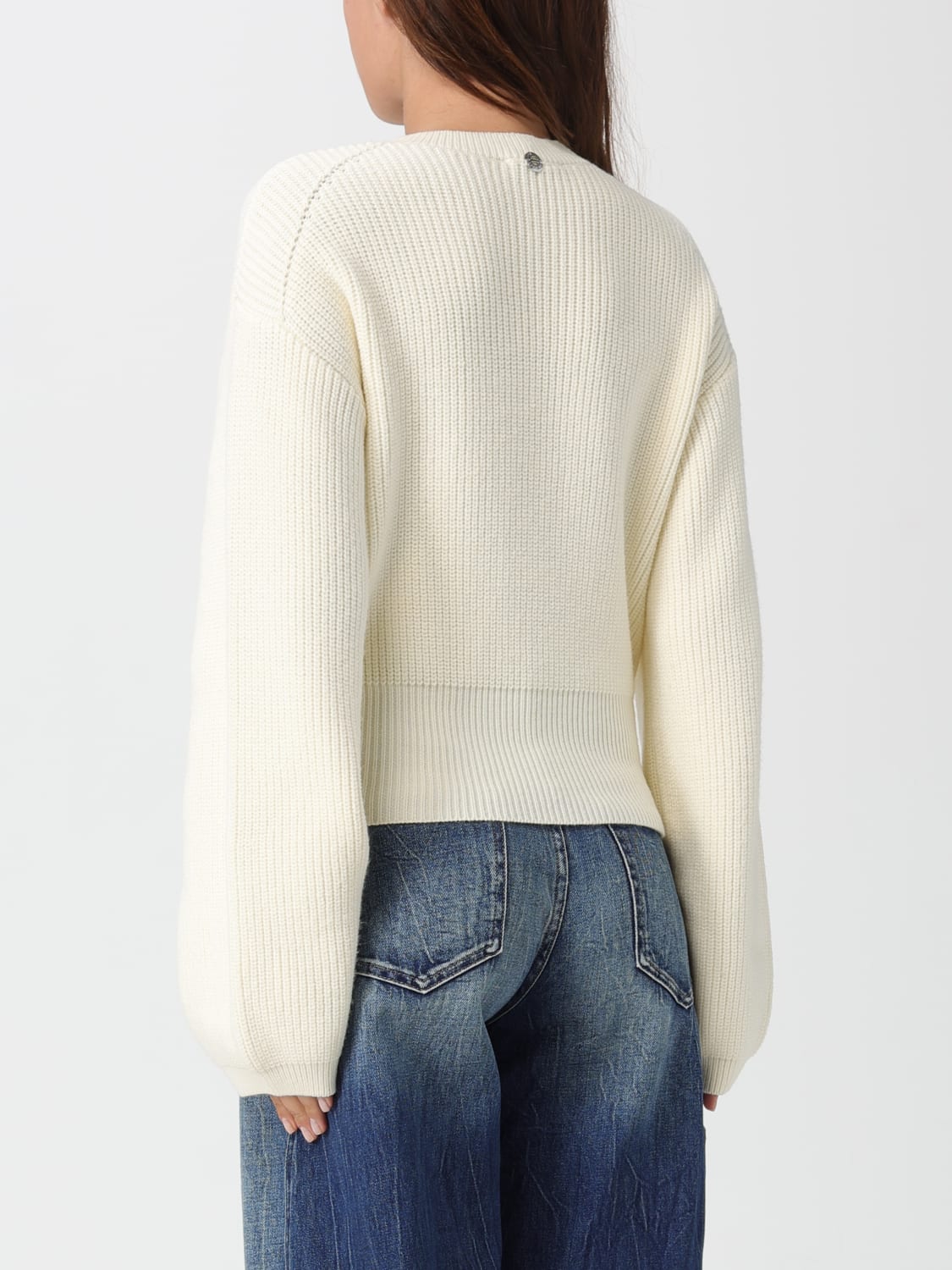 TWINSET ACTITUDE PULLOVER: Top damen Twinset Actitude, Weiß - Img 2