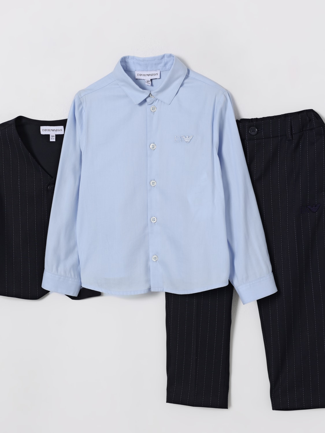 EMPORIO ARMANI ROMPER: Romper kids Emporio Armani, Black - Img 3