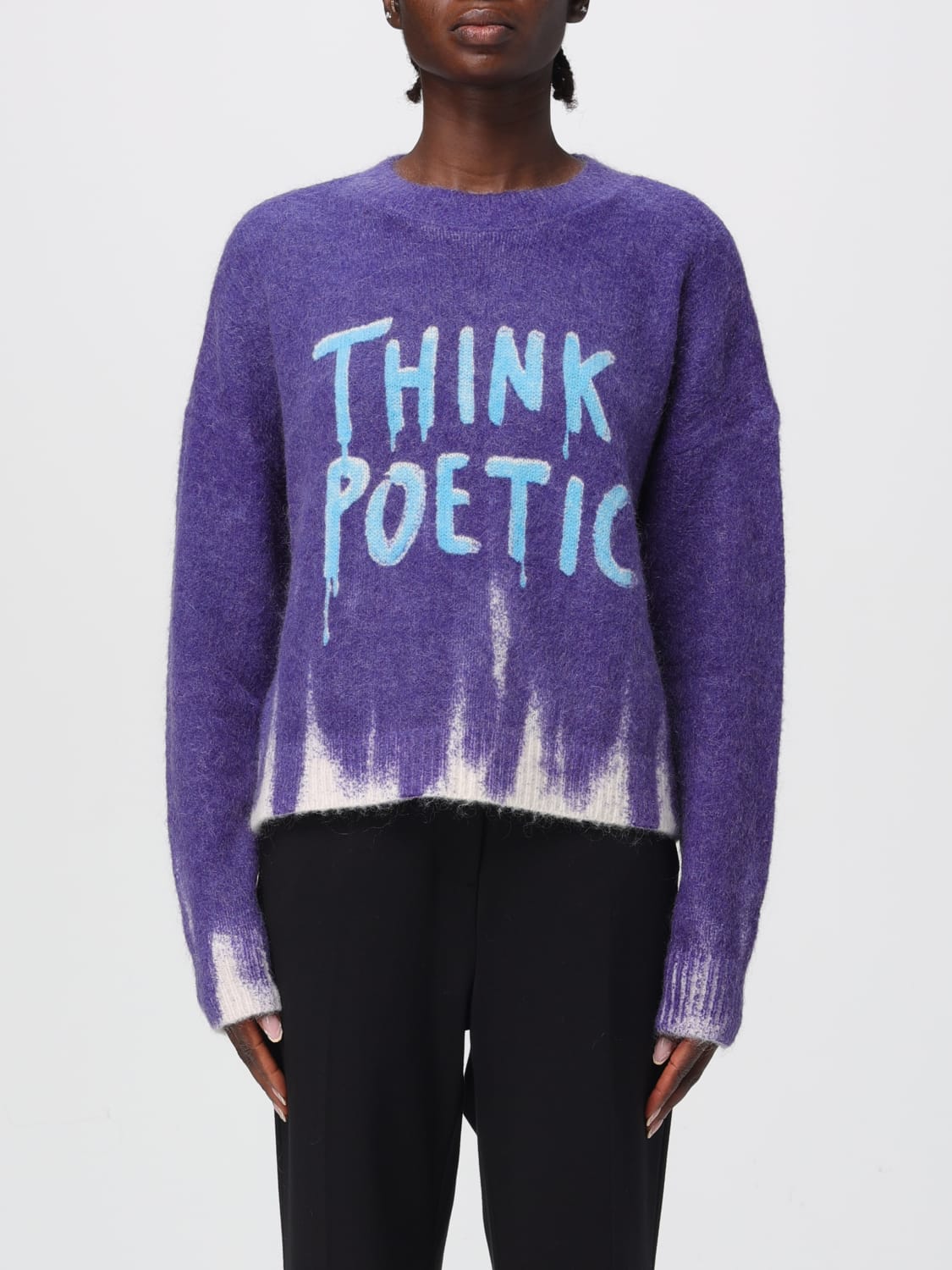 TWINSET ACTITUDE SWEATER: Top woman Twinset Actitude, Violet - Img 1