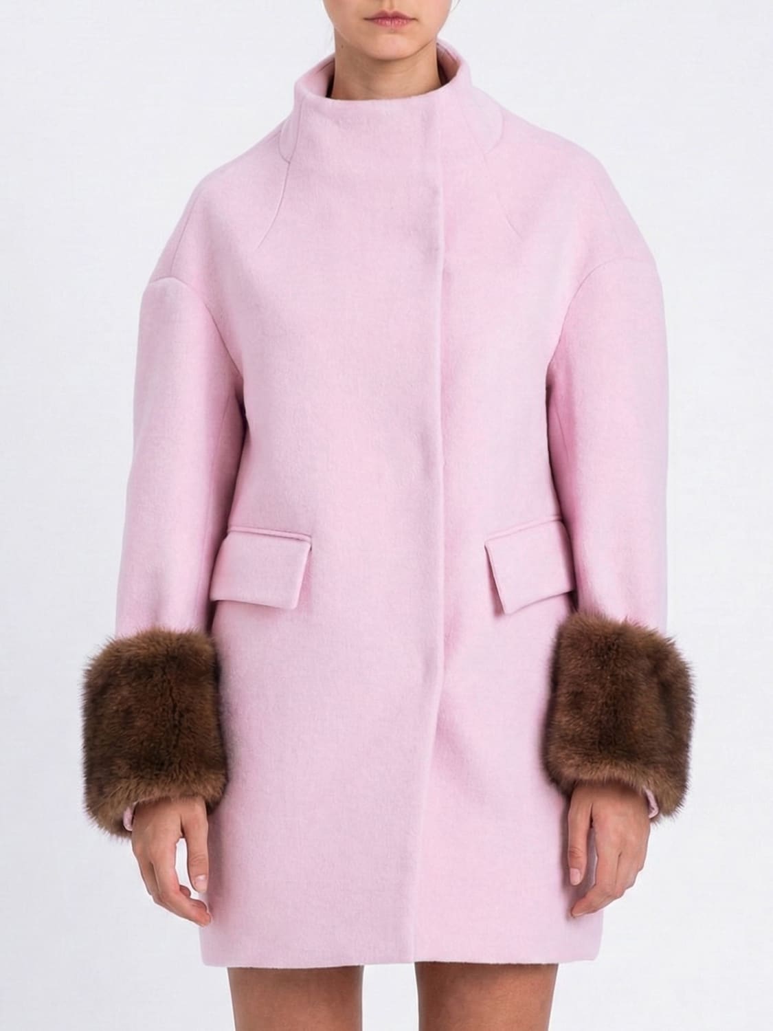 TWINSET ACTITUDE COAT: Coat woman Twinset Actitude, Pink - Img 1