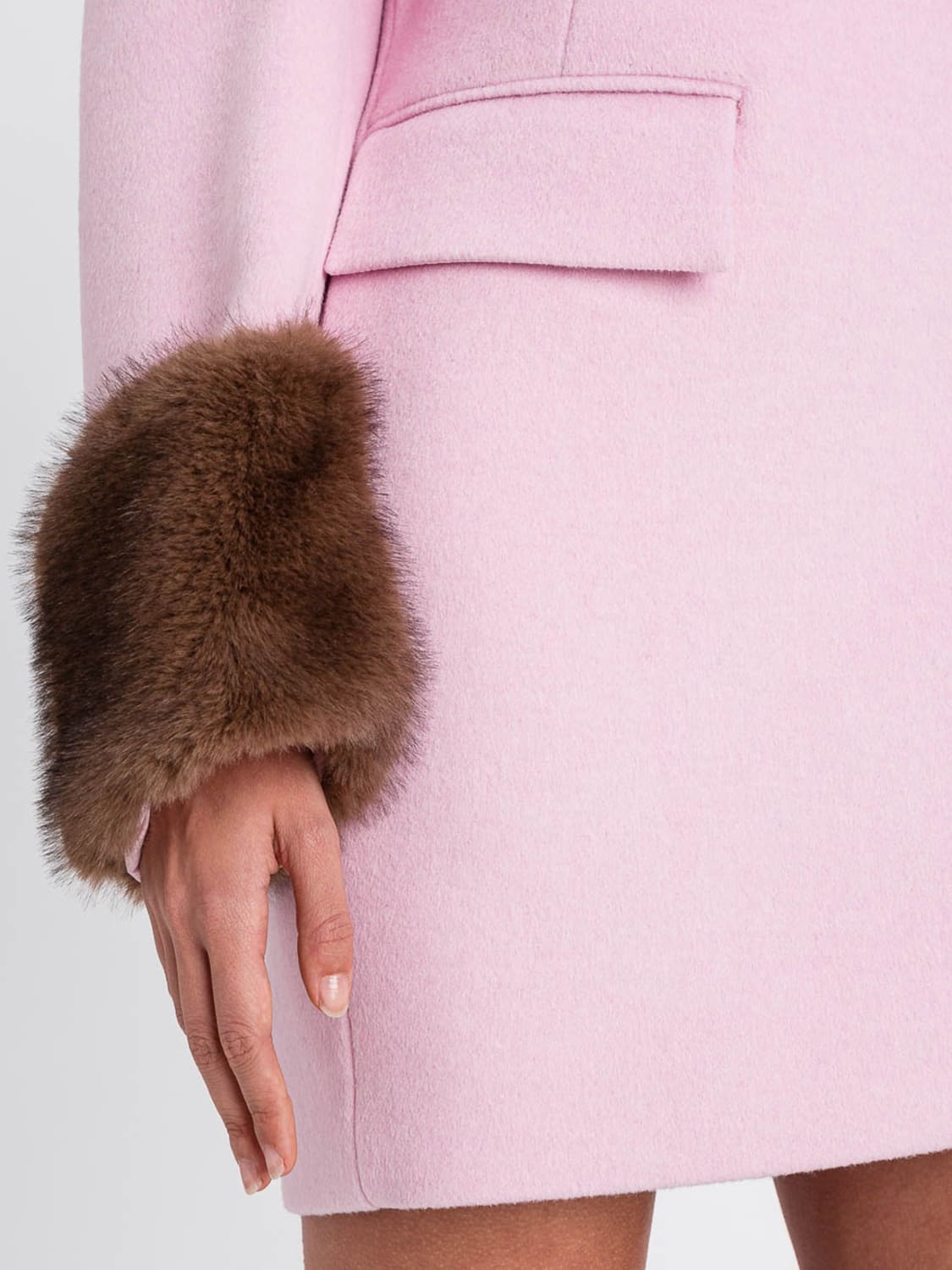 TWINSET ACTITUDE COAT: Coat woman Twinset Actitude, Pink - Img 3