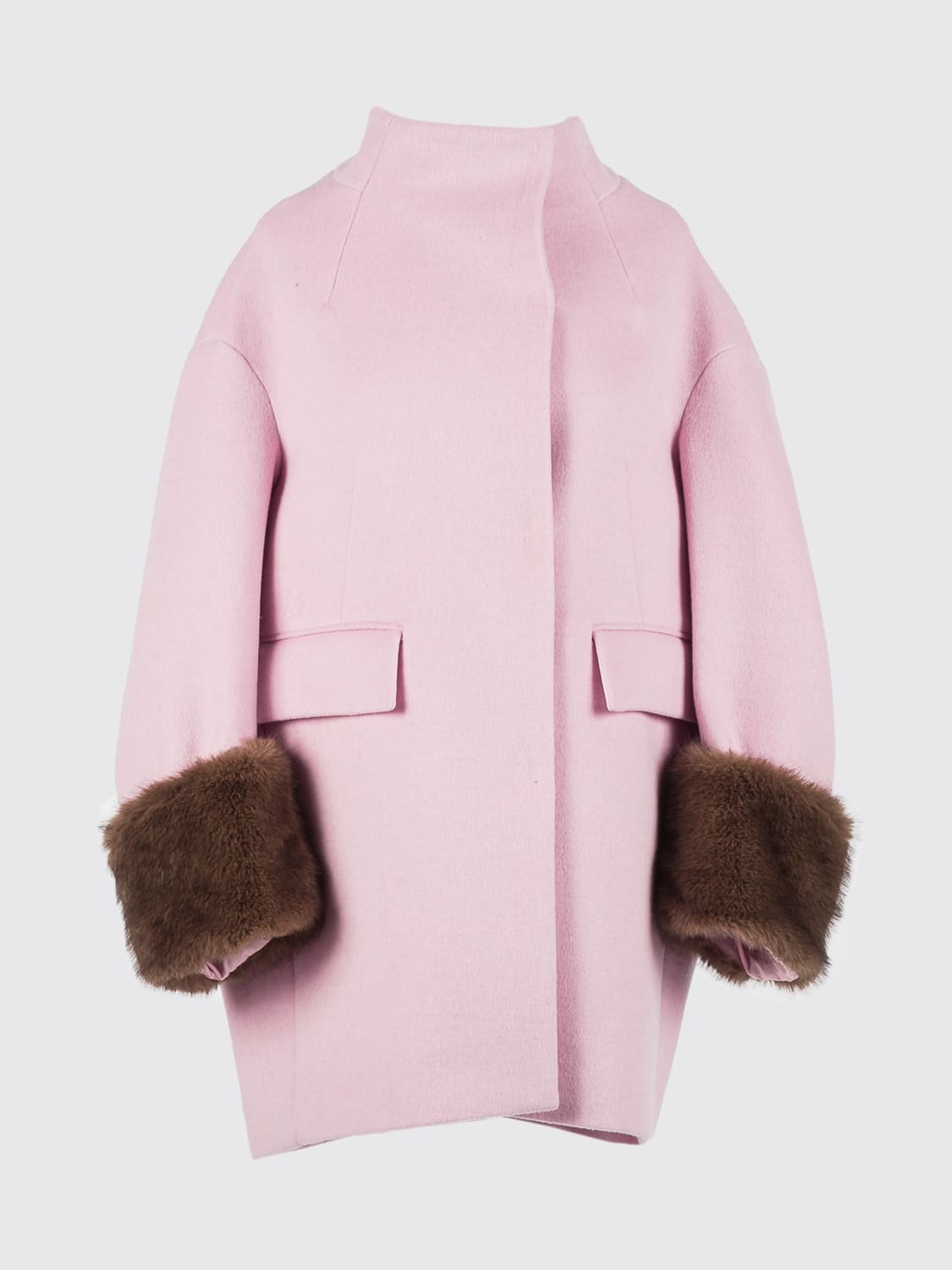TWINSET ACTITUDE COAT: Coat woman Twinset Actitude, Pink - Img 5