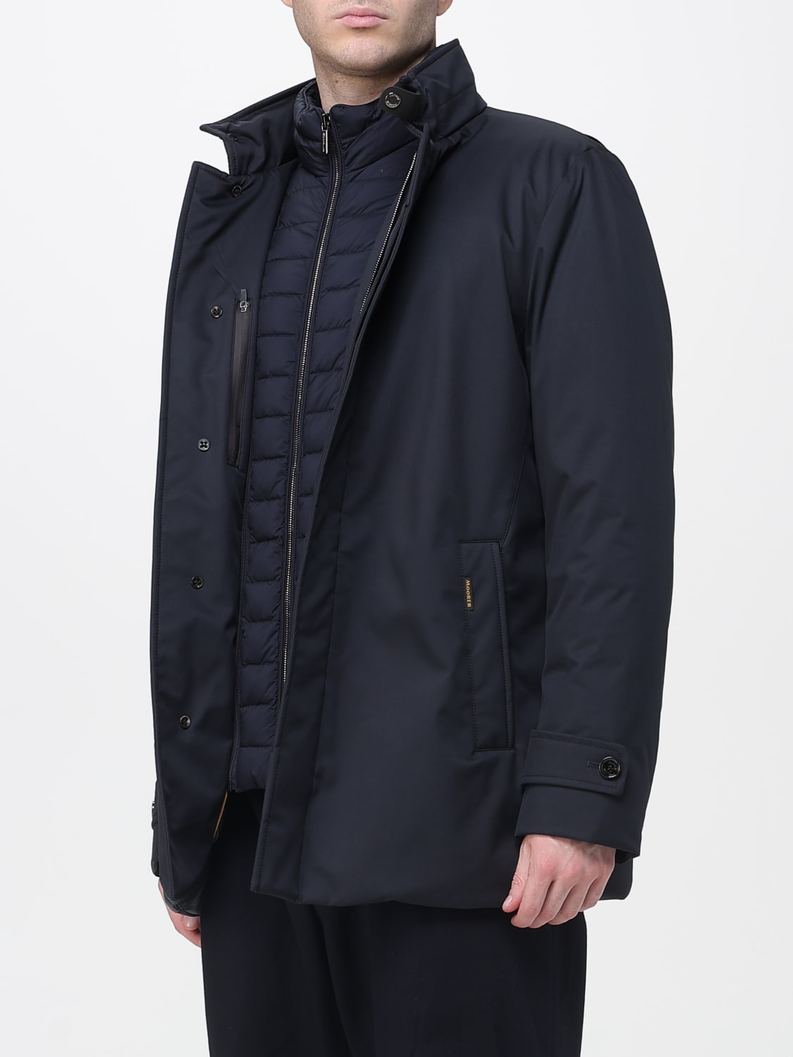 MOORER JACKET: Jacket men Moorer, Blue - Img 3