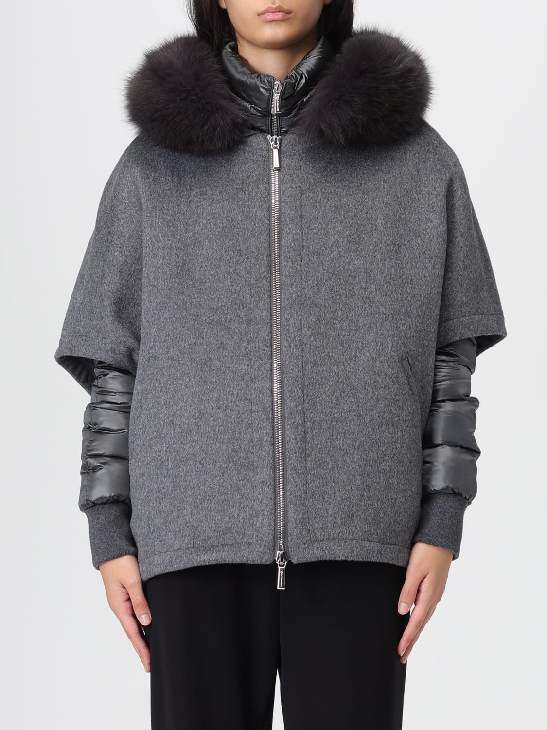 MOORER ABRIGO: Americana mujer Moorer, Gris - Img 1