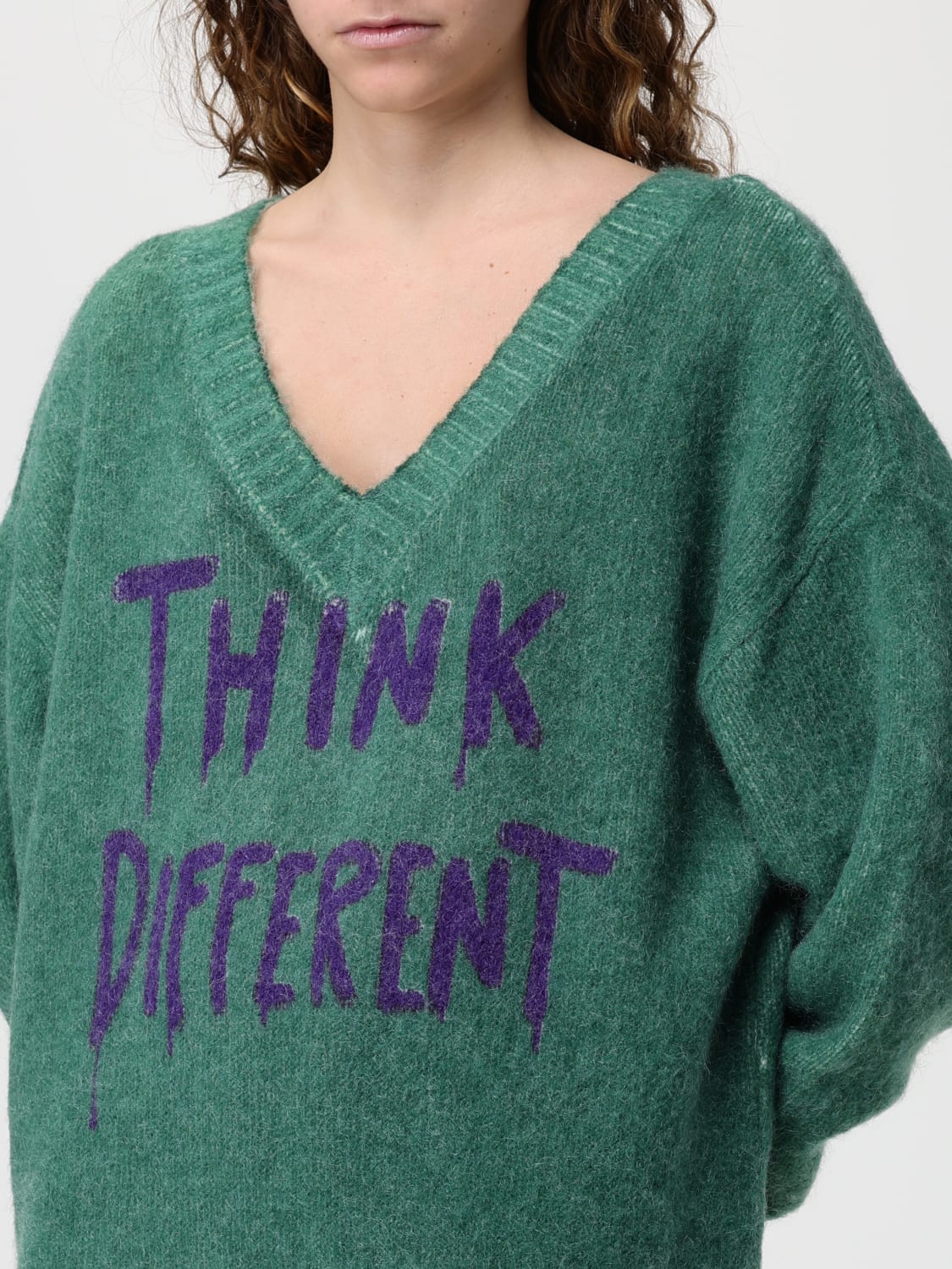 TWINSET ACTITUDE SWEATER: Top woman Twinset Actitude, Green - Img 3