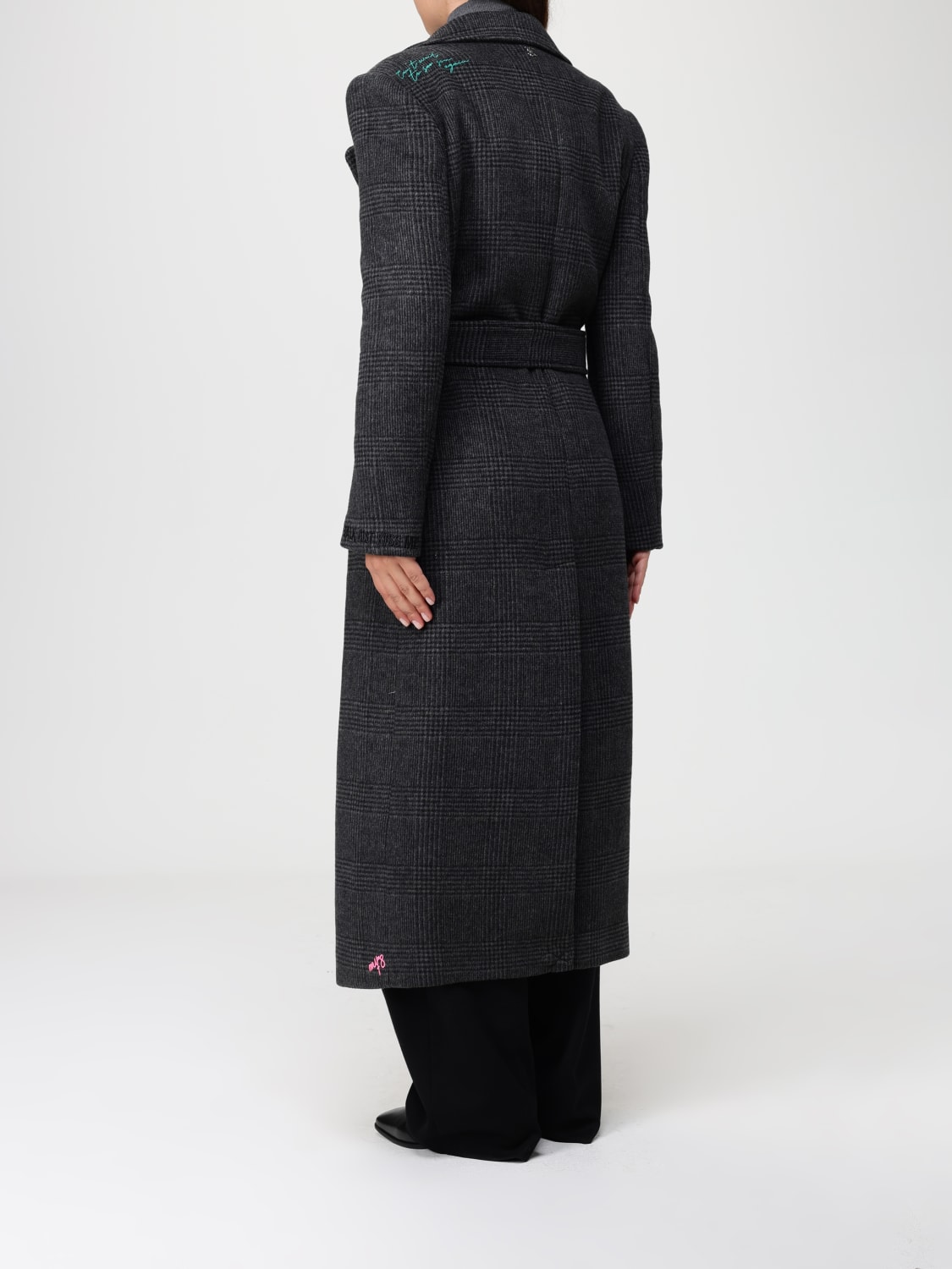 TWINSET ACTITUDE COAT: Coat woman Twinset Actitude, Grey - Img 2