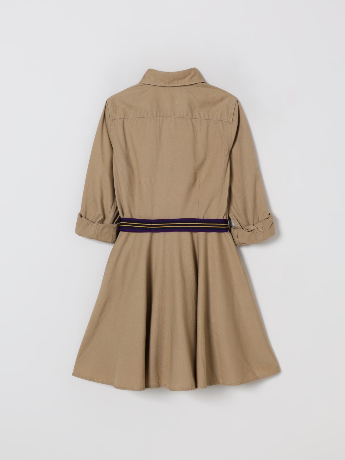 POLO RALPH LAUREN KLEID: Kleid kinder Polo Ralph Lauren, Kaki - Img 2