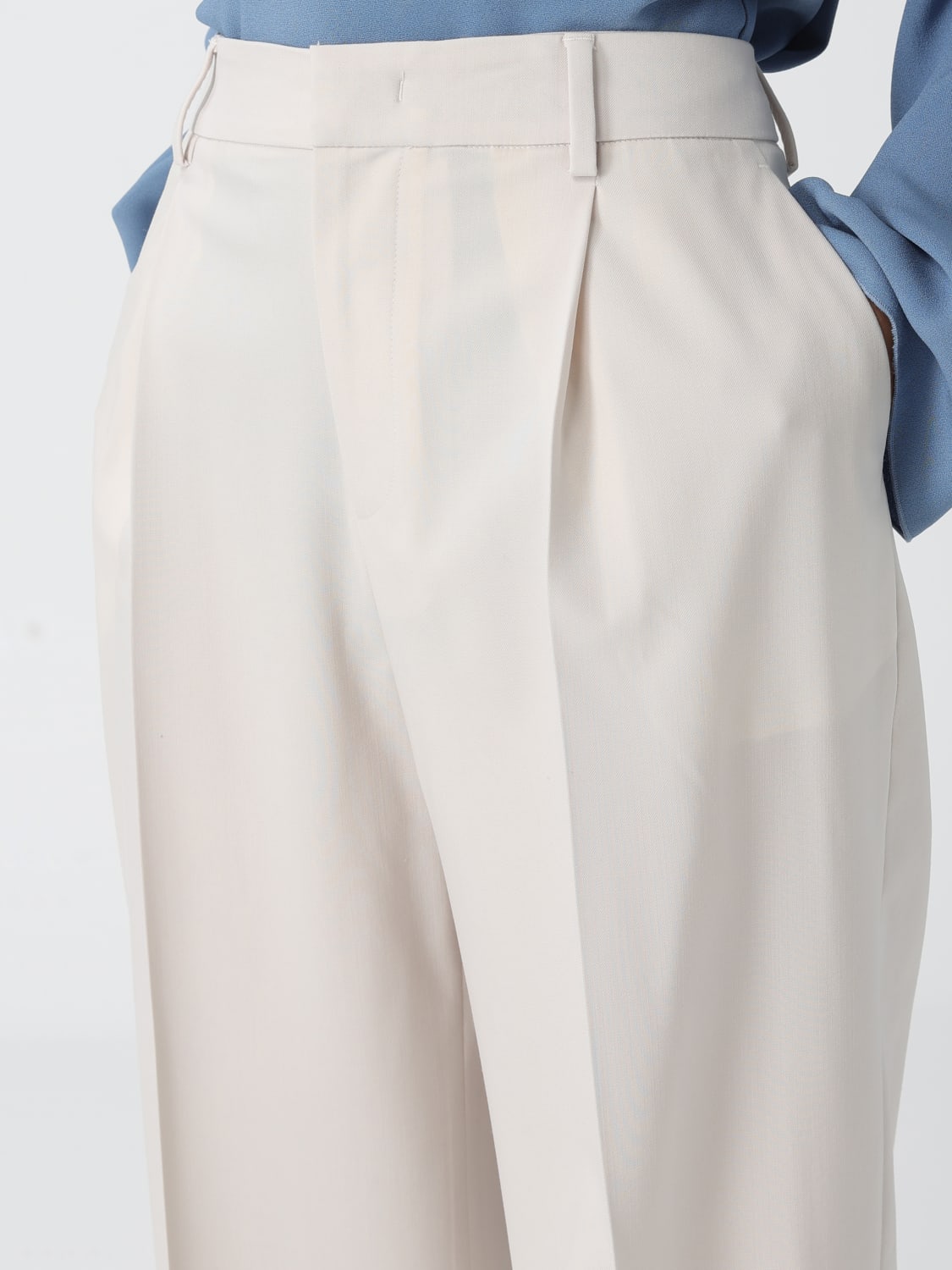 PT TORINO PANTS: Pants woman Pt Torino, White - Img 3