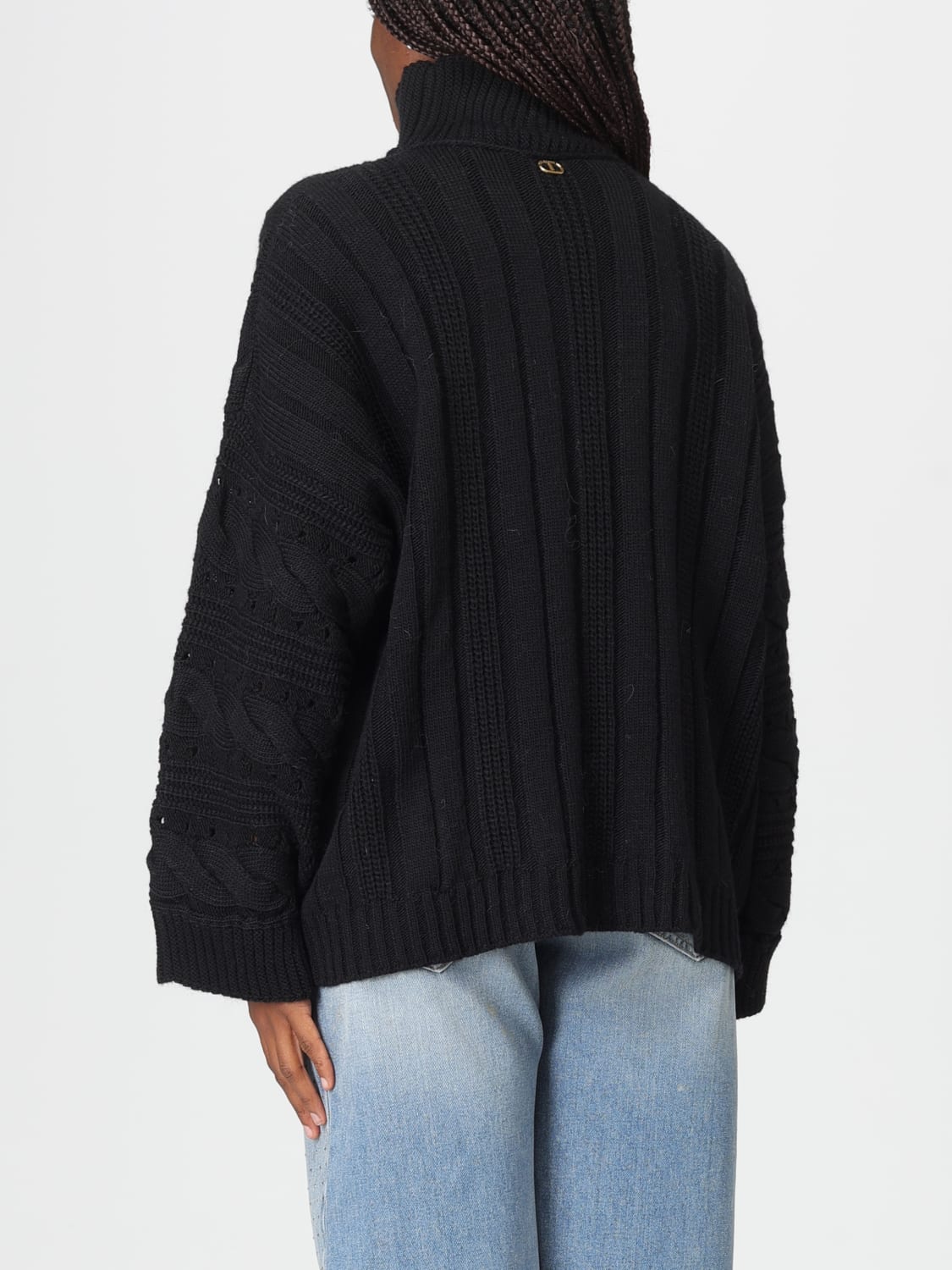 TWINSET SWEATER: Top woman Twinset, Black - Img 2