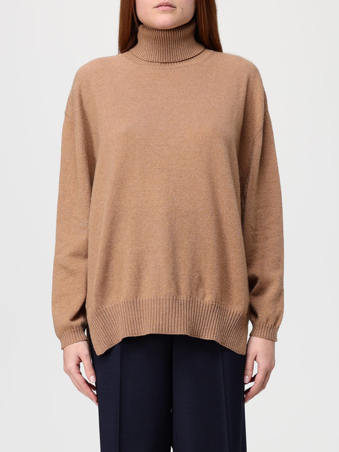 TWINSET SWEATER: Top woman Twinset, Brown - Img 1