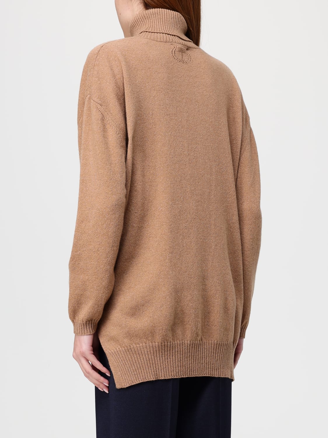 TWINSET SWEATER: Top woman Twinset, Brown - Img 2