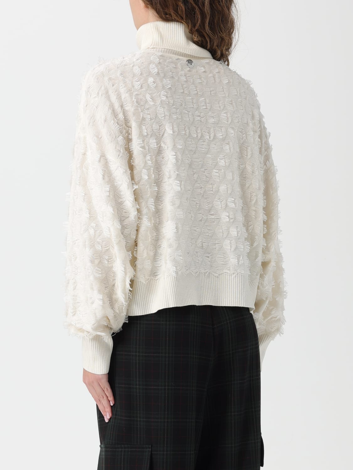 TWINSET ACTITUDE PULLOVER: Top damen Twinset Actitude, Weiß - Img 2