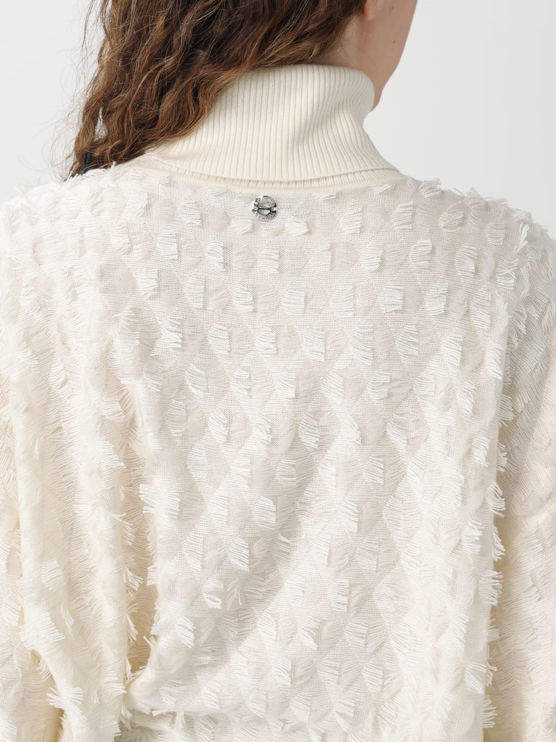 TWINSET ACTITUDE PULLOVER: Top damen Twinset Actitude, Weiß - Img 3